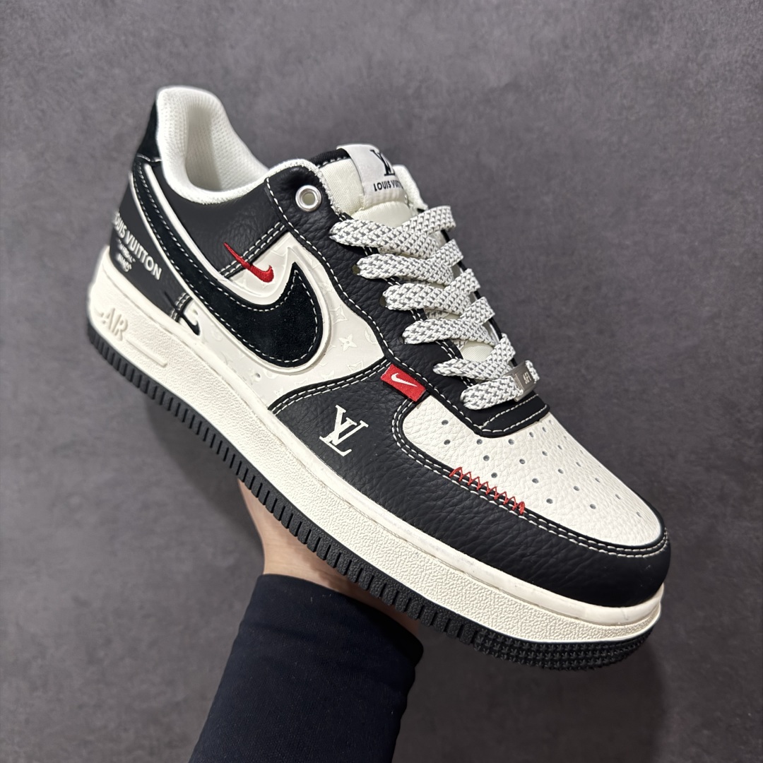图片[3]-【定制版】Nike Air Force 1\’07 Low LV联名 荔纹黑 空军一号低帮休闲板鞋 YX5066-349  #原楦头原纸板 原装鞋盒 定制五金配件 内置全掌气垫 原厂鞋底  尺码：36 36.5 37.5 38 38.5 39 40 40.5 41 42 42.5 43 44 44.5 45-选品中心