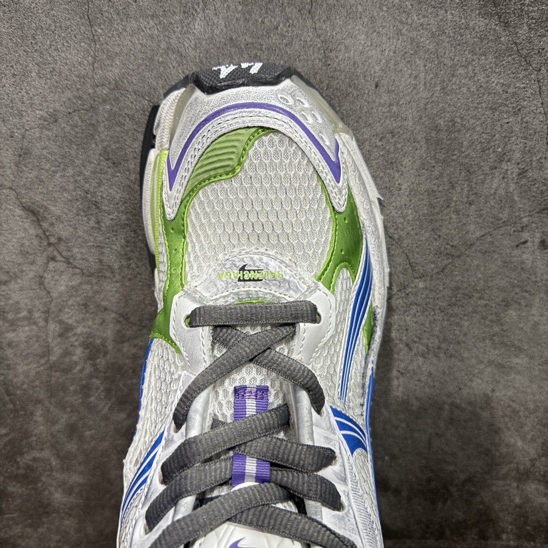 图片[5]-【纯原VG版本】Balenciaga Runner 巴黎世家7代 破坏风 手工做旧款复古老爹鞋 全新外贸版本 核心配合工厂优势供应 该款是通过溢胶 做旧 缝线等细节 展示了设计师 Demna的运动鞋风格 传递复古感 后侧板 翘起的鞋头 展示了 Demna 在结构上的未来构想 尺码：35 36 37 38 39 40 41 42 43 44 45 46-选品中心