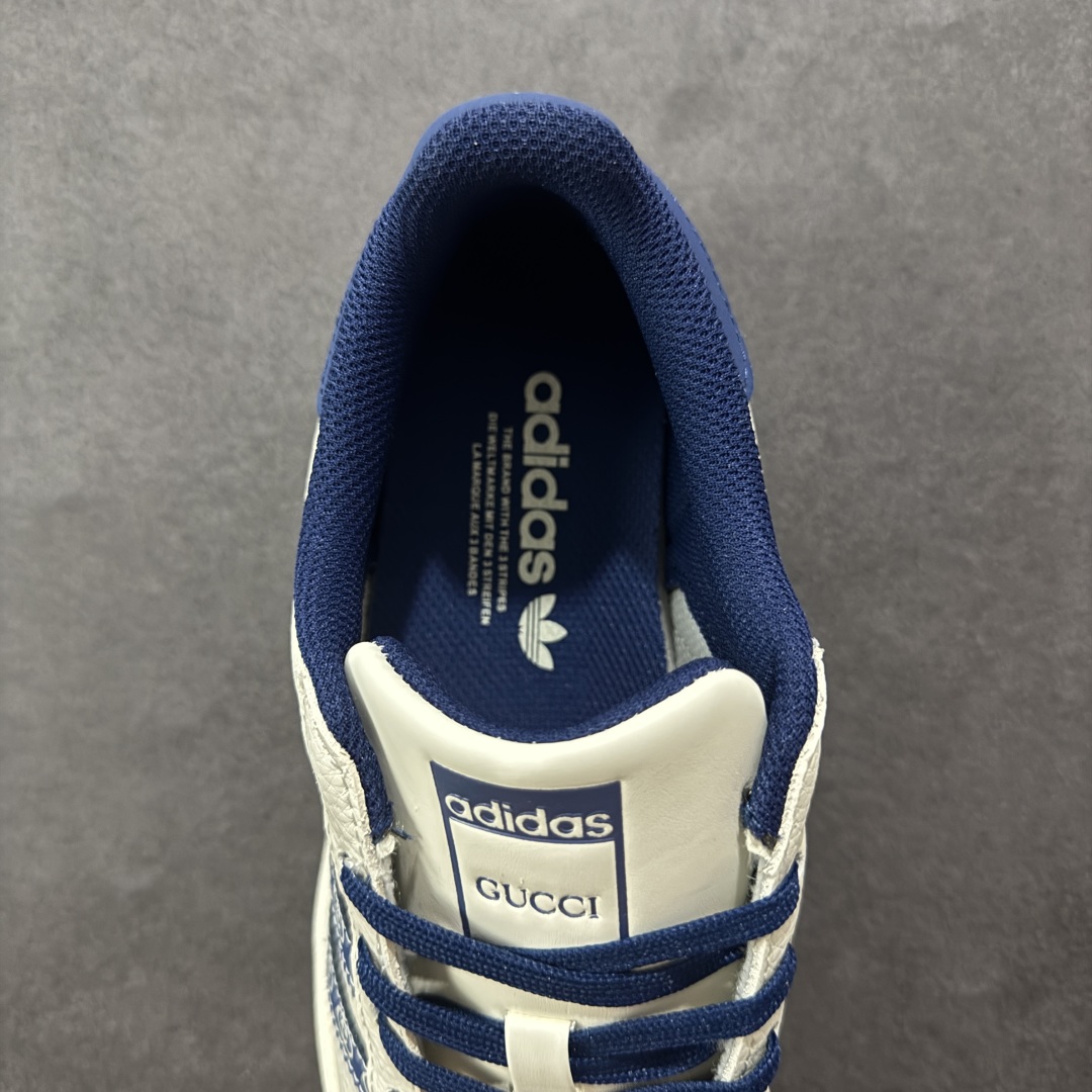  
【定制版】AD Originals Superstar x GUCCI 白蓝
采用全新头层拼接皮革材