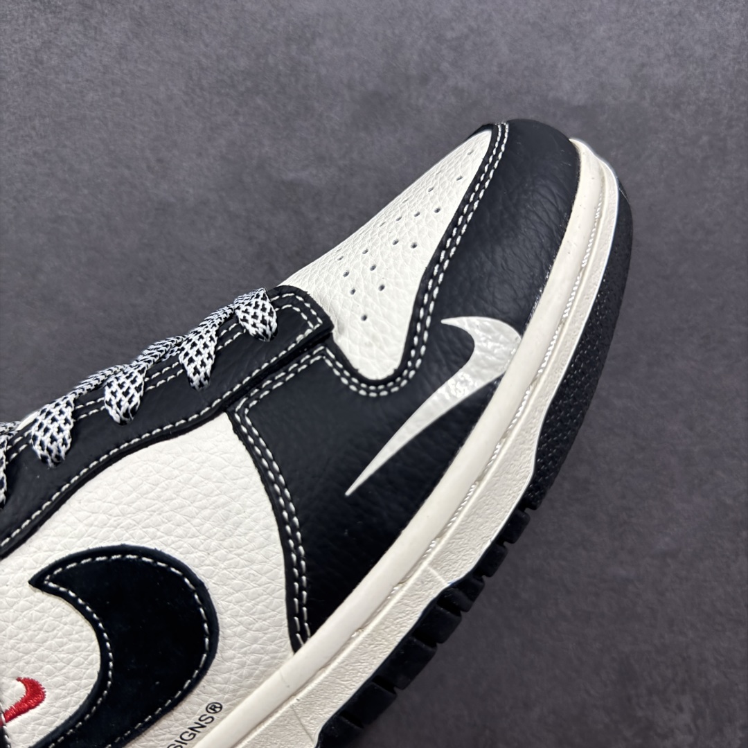  
【定制版】Nike SB Dunk Low 北面联名 黑白黑勾黑勾 周年高端定制 低帮休闲板鞋 YX