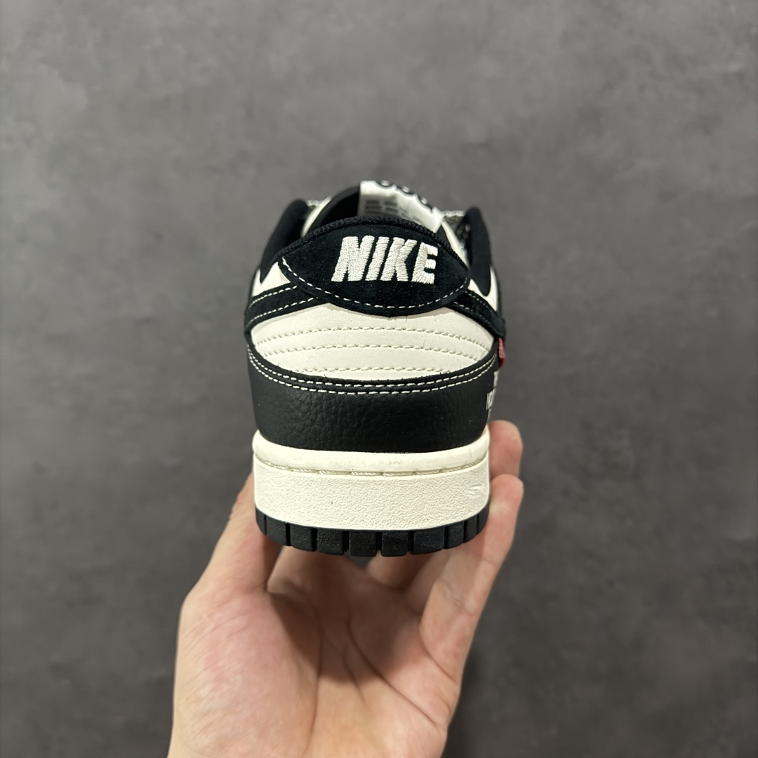  
【定制版】Nike SB Dunk Low 北面联名 黑白黑勾黑勾 周年高端定制 低帮休闲板鞋 YX