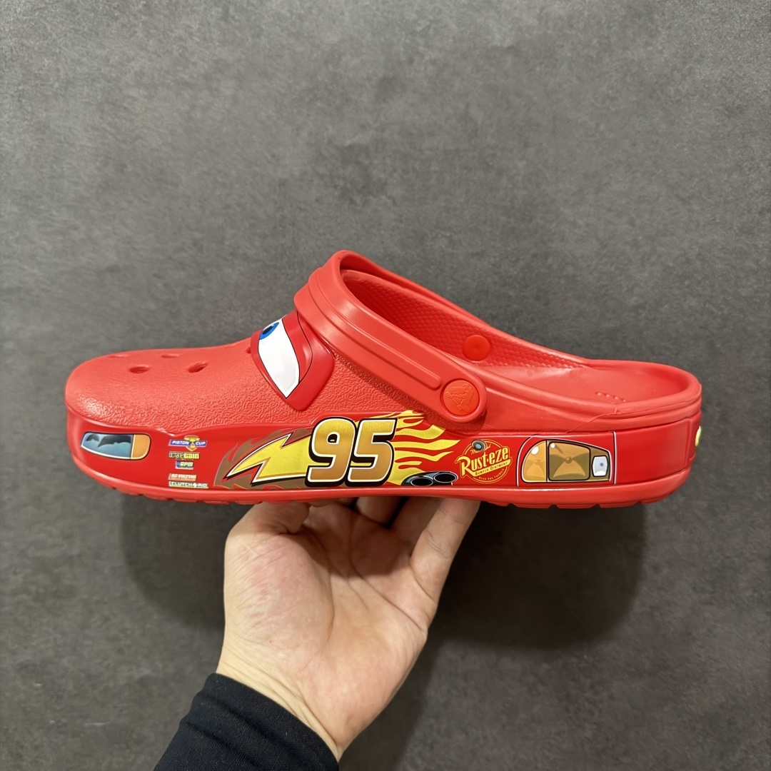 【莞产版本】Cars x Crocs Classic Clog卡骆驰汽车总动员联名限定合作系列EVA