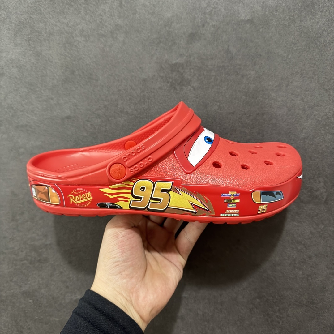 【莞产版本】Cars x Crocs Classic Clog卡骆驰汽车总动员联名限定合作系列EVA
