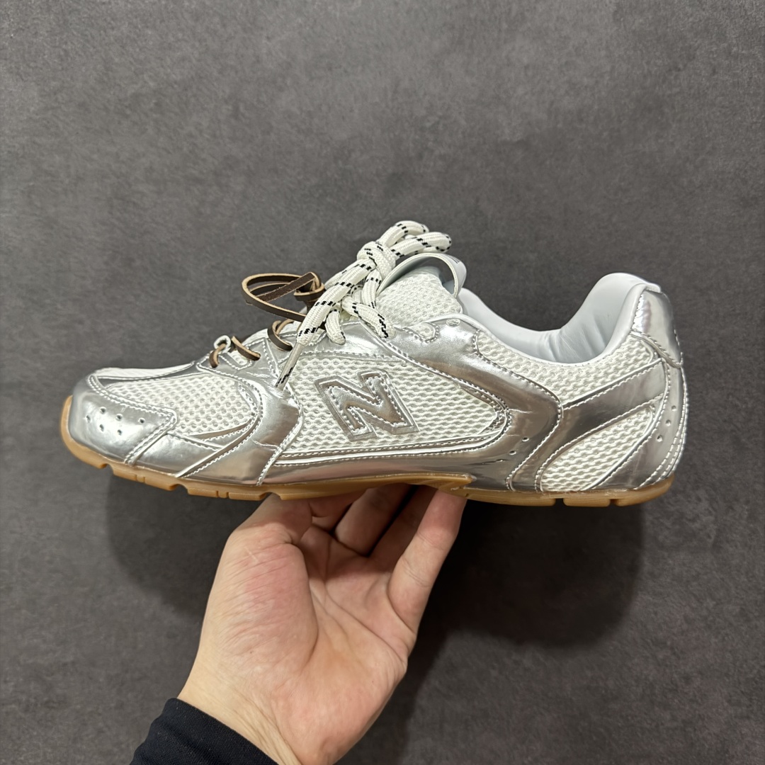 图片[2]-【福利特价】Miumiu x New Balance NB530 新百伦缪缪联名款复古运动鞋 全套原楦原纸板原厂数据开发 原厂三文治网纱 原装进口羊皮加羊反绒正确绒感卡色 正确中底拉帮中底纸板满印细节 冲裁组合 匠心打造 耗时两个月开发完成 工艺极其复杂难度可想而知 正确私模大底 跑量专用 尺码：36-45-选品中心