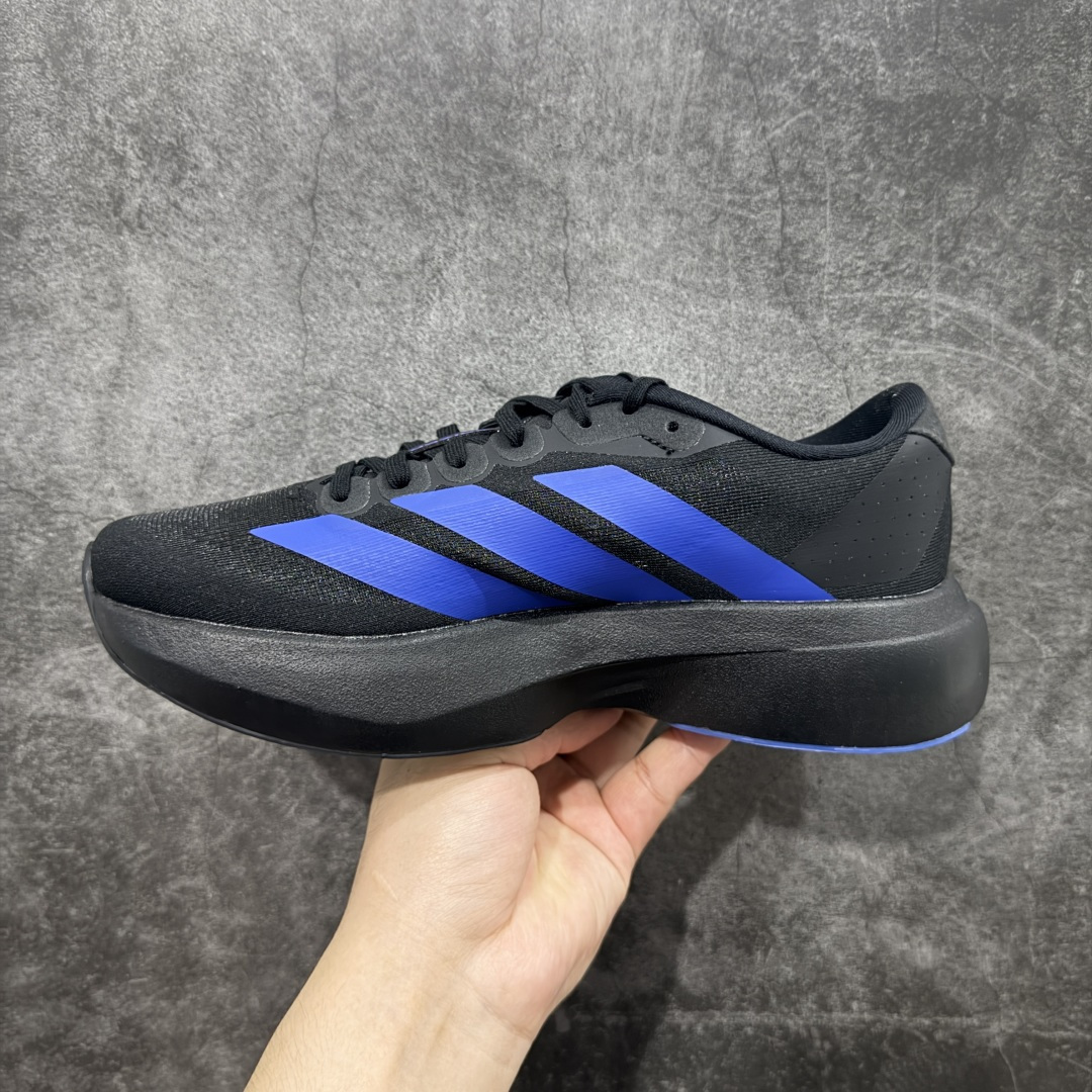 图片[2]-【PK版】AD Adizero Evo SL M 零度系列马拉松轻量竞速运动跑鞋 JP7148 黑蓝 原材料 内置碳板 原厂网纱潮流 超临界发泡大底 脚感软弹度与原版非常接近 细节目前市场最接近原版品质 尺码：36 36.5 37.5 38 38.5 39 40 40.5 41 42 42.5 43 44 44.5 45 46-选品中心