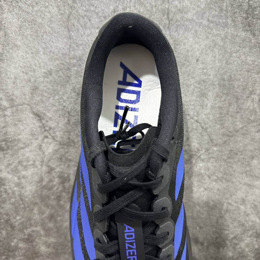 图片[8]-【PK版】AD Adizero Evo SL M 零度系列马拉松轻量竞速运动跑鞋 JP7148 黑蓝 原材料 内置碳板 原厂网纱潮流 超临界发泡大底 脚感软弹度与原版非常接近 细节目前市场最接近原版品质 尺码：36 36.5 37.5 38 38.5 39 40 40.5 41 42 42.5 43 44 44.5 45 46-选品中心