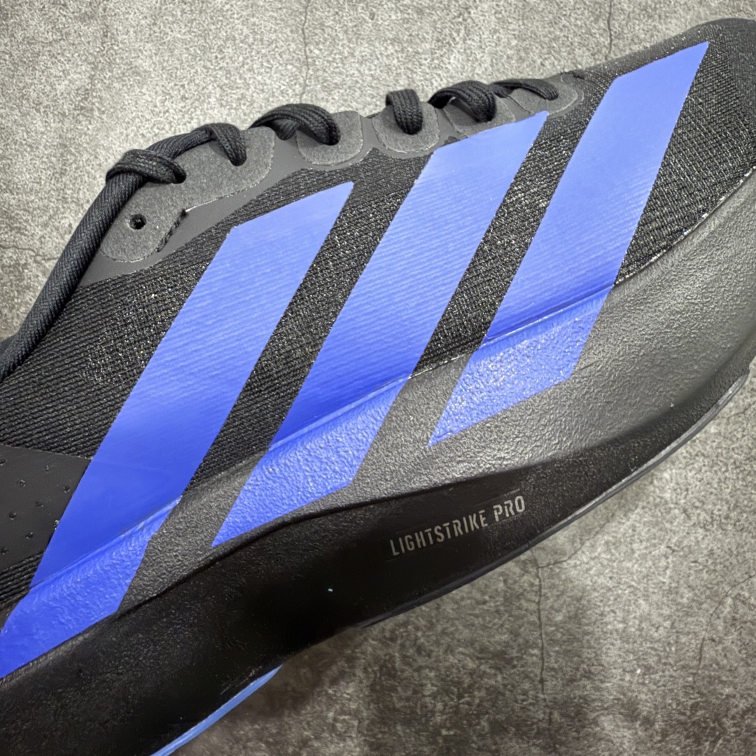 图片[4]-【PK版】AD Adizero Evo SL M 零度系列马拉松轻量竞速运动跑鞋 JP7148 黑蓝 原材料 内置碳板 原厂网纱潮流 超临界发泡大底 脚感软弹度与原版非常接近 细节目前市场最接近原版品质 尺码：36 36.5 37.5 38 38.5 39 40 40.5 41 42 42.5 43 44 44.5 45 46-选品中心