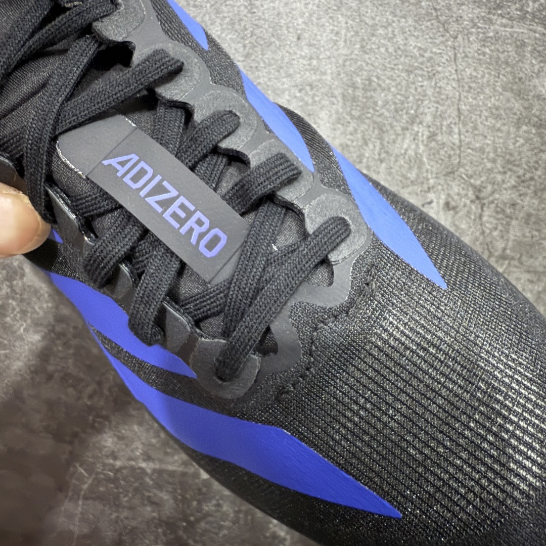 图片[5]-【PK版】AD Adizero Evo SL M 零度系列马拉松轻量竞速运动跑鞋 JP7148 黑蓝 原材料 内置碳板 原厂网纱潮流 超临界发泡大底 脚感软弹度与原版非常接近 细节目前市场最接近原版品质 尺码：36 36.5 37.5 38 38.5 39 40 40.5 41 42 42.5 43 44 44.5 45 46-选品中心