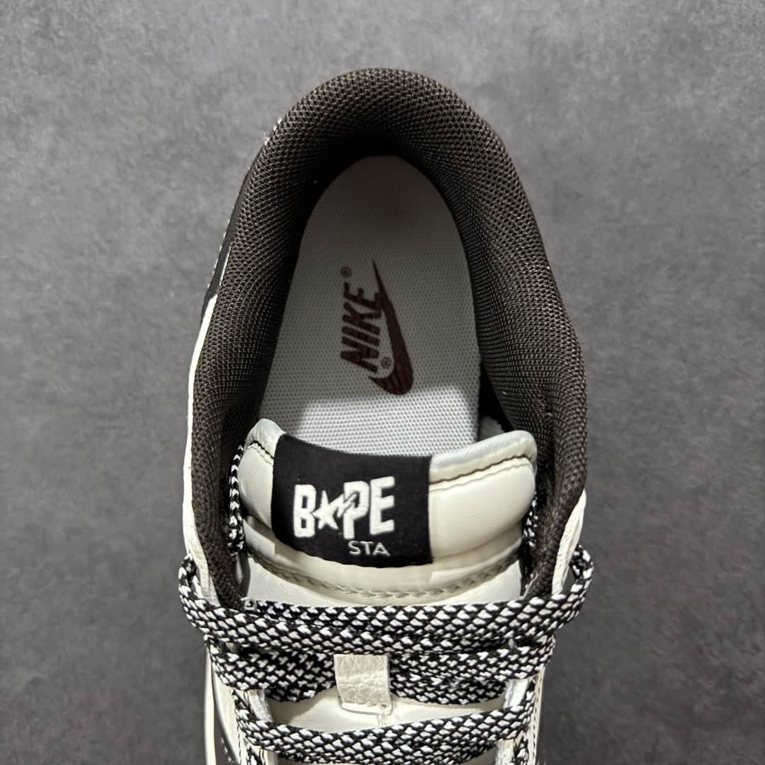  
【定制版】Nike SB Dunk Low“猿人头联名——经典白黑勾配色” 高端定制 低帮休闲板鞋 