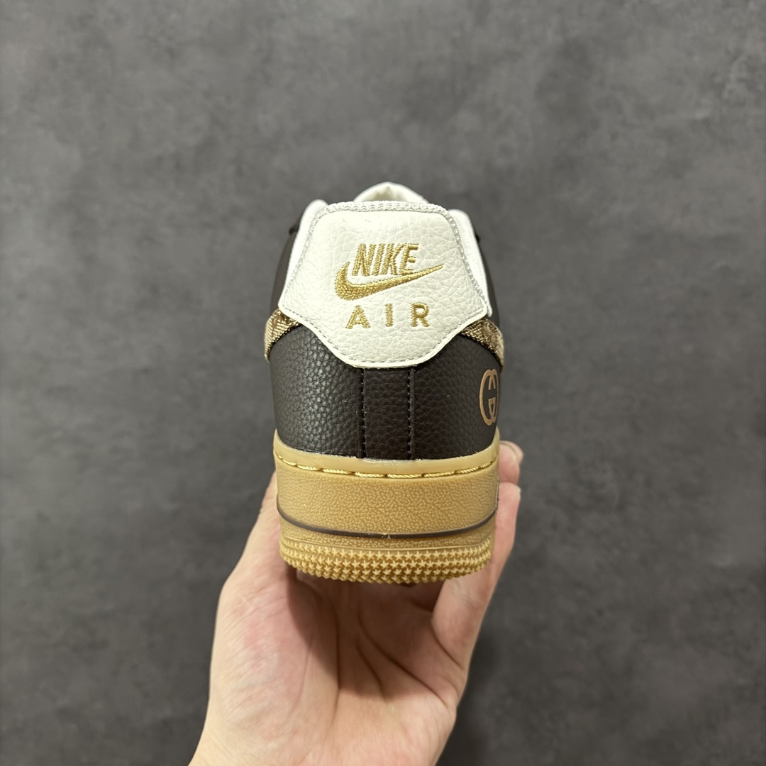图片[4]-【公司级】Nike Air Force 1\’07 Low 古驰联名 咖啡棕生胶 空军一号低帮休闲板鞋 LW9279-004  #原楦头原纸板 原装鞋盒 定制五金配件 内置全掌气垫 原厂鞋底  尺码：36 36.5 37.5 38 38.5 39 40 40.5 41 42 42.5 43 44 44.5 45-选品中心