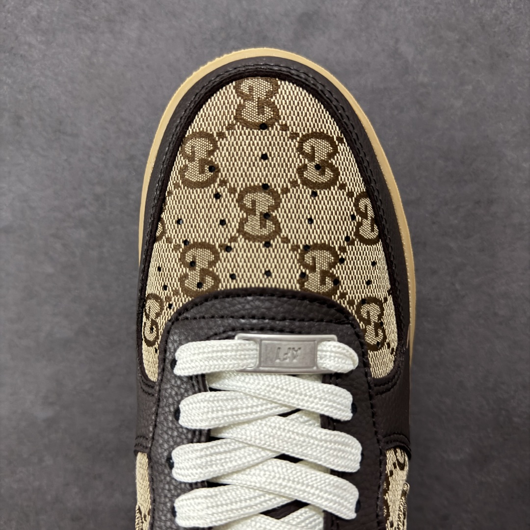 图片[8]-【公司级】Nike Air Force 1\’07 Low 古驰联名 咖啡棕生胶 空军一号低帮休闲板鞋 LW9279-004  #原楦头原纸板 原装鞋盒 定制五金配件 内置全掌气垫 原厂鞋底  尺码：36 36.5 37.5 38 38.5 39 40 40.5 41 42 42.5 43 44 44.5 45-选品中心