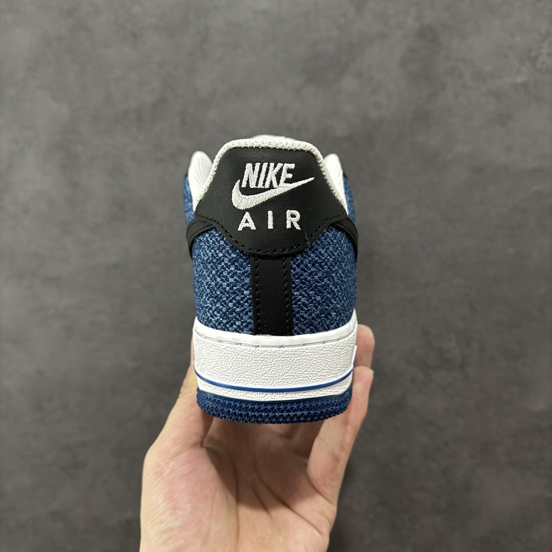 图片[4]-【定制版】Nike Air Force 1\’07 Low 牛仔布小勾 空军一号低帮休闲板鞋 ZH0316-089  #定制皮料 原厂3D打印 定制鞋盒 原楦原纸板 纯正空军版型 内置全掌气垫  尺码：36 36.5 37.5 38 38.5 39 40 40.5 41 42 42.5 43 44 44.5 45-选品中心