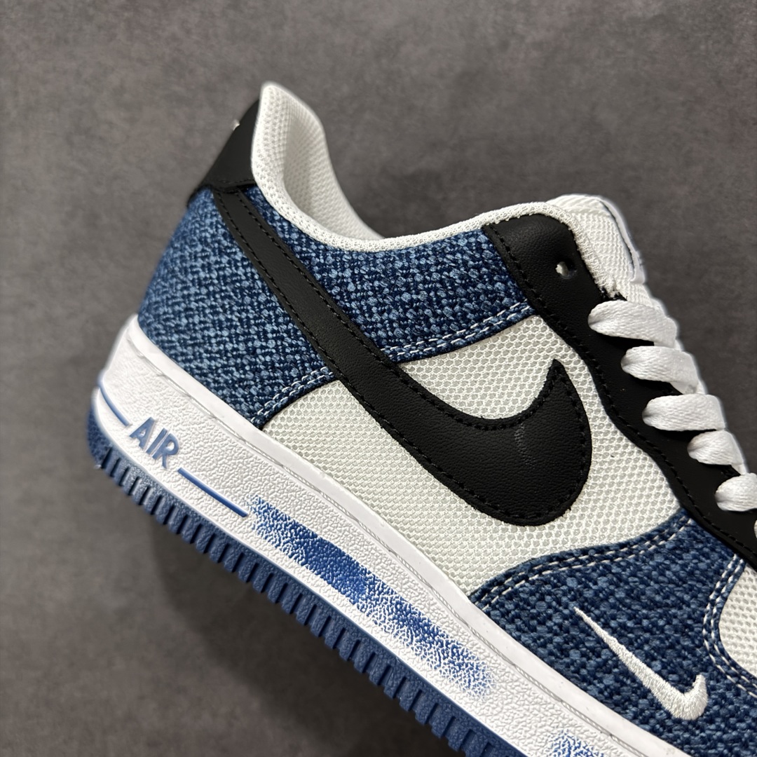 图片[6]-【定制版】Nike Air Force 1\’07 Low 牛仔布小勾 空军一号低帮休闲板鞋 ZH0316-089  #定制皮料 原厂3D打印 定制鞋盒 原楦原纸板 纯正空军版型 内置全掌气垫  尺码：36 36.5 37.5 38 38.5 39 40 40.5 41 42 42.5 43 44 44.5 45-选品中心