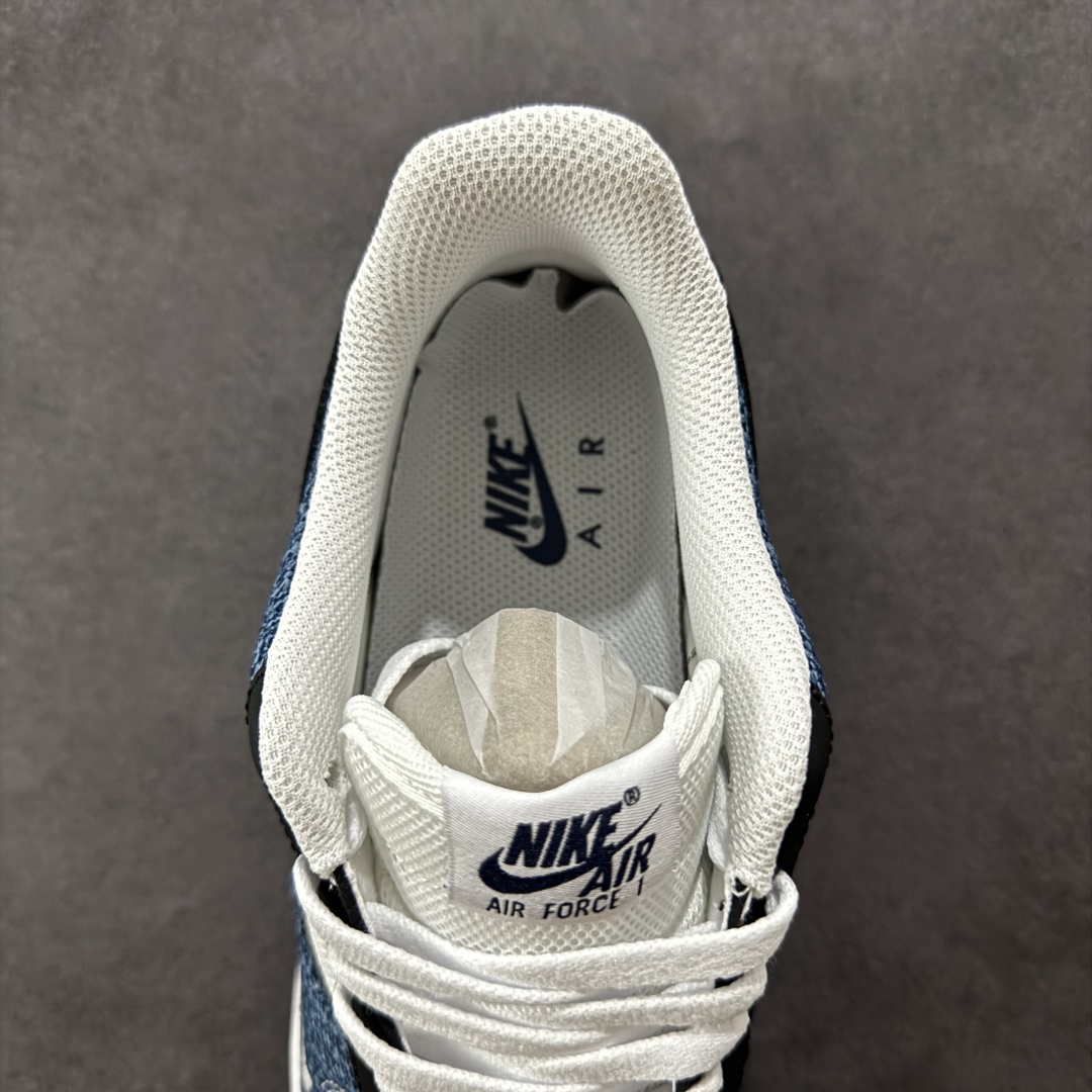 图片[7]-【定制版】Nike Air Force 1\’07 Low 牛仔布小勾 空军一号低帮休闲板鞋 ZH0316-089  #定制皮料 原厂3D打印 定制鞋盒 原楦原纸板 纯正空军版型 内置全掌气垫  尺码：36 36.5 37.5 38 38.5 39 40 40.5 41 42 42.5 43 44 44.5 45-选品中心