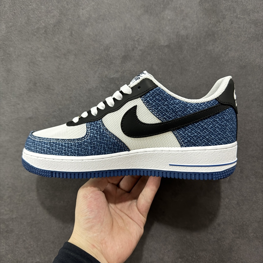 图片[2]-【定制版】Nike Air Force 1\’07 Low 牛仔布小勾 空军一号低帮休闲板鞋 ZH0316-089  #定制皮料 原厂3D打印 定制鞋盒 原楦原纸板 纯正空军版型 内置全掌气垫  尺码：36 36.5 37.5 38 38.5 39 40 40.5 41 42 42.5 43 44 44.5 45-选品中心