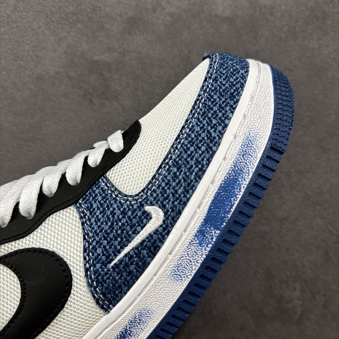 图片[5]-【定制版】Nike Air Force 1\’07 Low 牛仔布小勾 空军一号低帮休闲板鞋 ZH0316-089  #定制皮料 原厂3D打印 定制鞋盒 原楦原纸板 纯正空军版型 内置全掌气垫  尺码：36 36.5 37.5 38 38.5 39 40 40.5 41 42 42.5 43 44 44.5 45-选品中心
