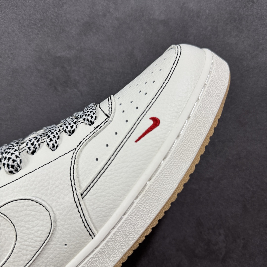 图片[5]-【公司级】Nike Court Vision 1 LOW 低帮 “Supreme联名——黑线生胶” 运动休闲板鞋 折边针车 工艺难度大 原楦头原纸板 原装鞋盒 定制五金配件 内置全掌气垫 原厂鞋底 货号：CS5288-013 尺码：36 36.5 37.5 38 38.5 39 40 40.5 41 42 42.5 43 44 44.5 45-选品中心