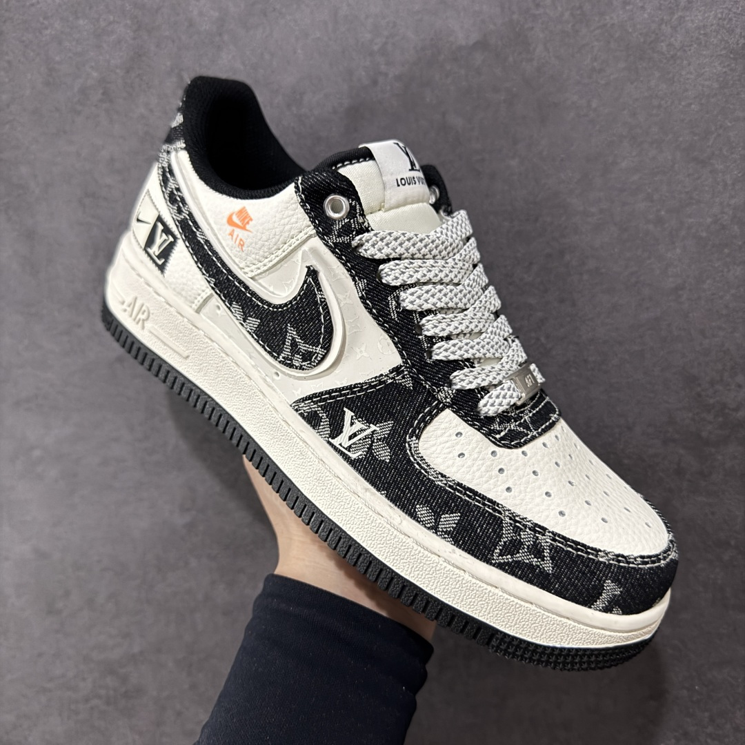 图片[3]-【定制版】Nike Air Force 1\’07 Low LV联名 前掌黑牛仔 空军一号低帮休闲板鞋 YX5066-353  #原楦头原纸板 原装鞋盒 定制五金配件 内置全掌气垫 原厂鞋底  尺码：36 36.5 37.5 38 38.5 39 40 40.5 41 42 42.5 43 44 44.5 45-选品中心