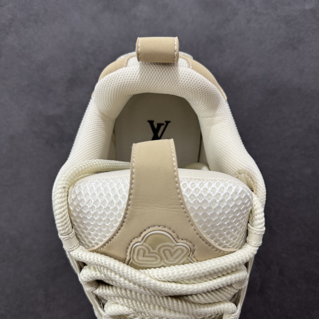 图片[7]-【原装礼盒版】Louis Vuitton SKATE lv路易威登系带时装走秀运动时尚板鞋 外贸零售特供批次 2023全新纸板数据 印花高频效果碾压市面 市售天花板产物 耗时半年巨作 全套原厂新版原纸板楦头开发 原厂特供皮料加持 市场所有版本中综合最强的货品 GD实力大厂出品 全网最全配色更新最快 最成熟的做工稳定的品控 完美鞋型超高的清洁度 零毛边线头瑕疵 全套原楦原纸版原鞋开模 全网最具灵魂的版型 正确原装黄色鞋盒 正确中底印花 鞋面印花3D高频深度立体 全鞋电脑针车 紧密相连 针距密度一致 环保乳胶注塑鞋垫 厚度脚感还原原版 皮面裁剪部位 统一油边封口工艺 原装橡胶大底含胶量大底组合零偏差 专柜全套包装 防尘袋 说明书 质保卡 男女鞋 尺码：35 36 37 38 39 40 41 42 43 44 45 46 47-选品中心