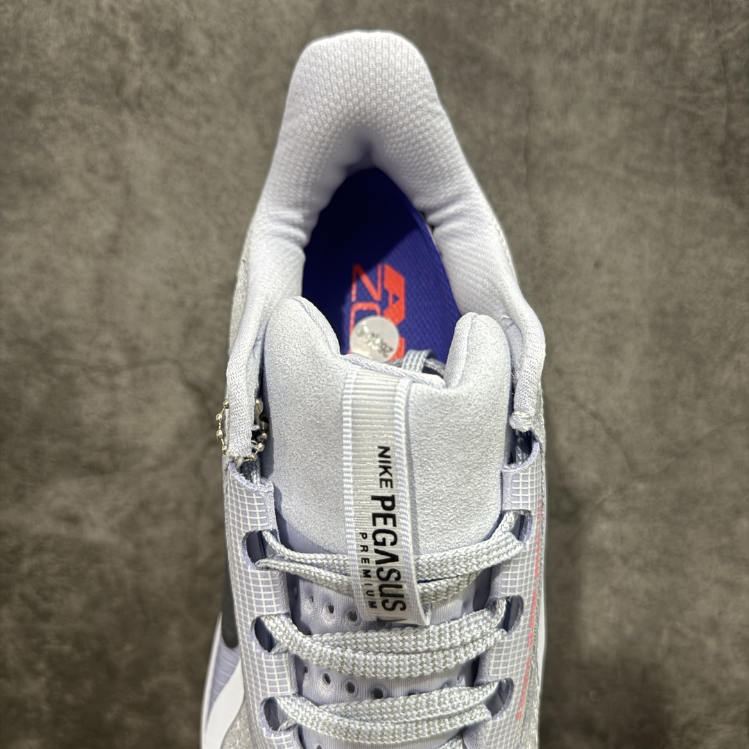 图片[8]-【H11纯原】Nike Pegasus Premium Airscape 舒适百搭减震防滑耐磨透气 低帮跑步鞋     低帮跑步鞋，浅紫配色，简约又不失活力，上脚超吸睛。  它不仅颜值高，性能更是一绝！  全掌气垫科技，减震防滑超耐磨，每一步都能感受到强劲回弹，给双脚舒适支撑。  透气鞋面，跑步时双脚也能自由呼吸。    #独家原包 原底原料 开模打造  #原厂鞋标 高精密准度  #原楦原纸板开发 匹配原版98%以上  #后跟弧度 正确呈现  #原厂皮料 质感无敌  #皮料切割干净 无任何毛边 清洁度细节完美    货号：HQ2592-004    尺码：36 36.5 37.5 38 38.5 39 40 40.5 41 42 42.5 43 44 45 46-选品中心