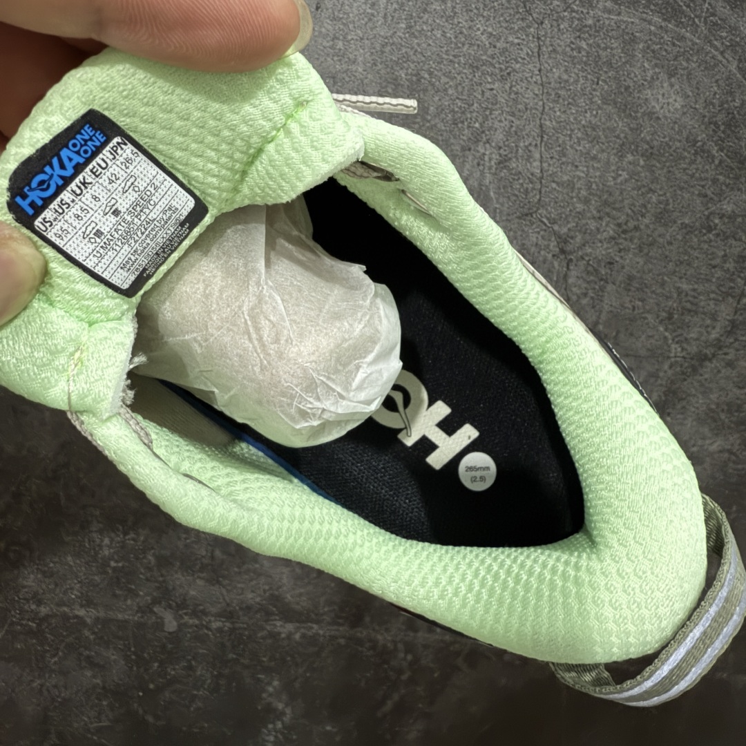 图片[7]-【GX越南版】HOKA ONE ONE Mafate Speed 2 Low 玛法特2代系列低帮轻量户外越野休闲运动慢跑鞋 上脚赞到报爆 轻盈舒适 鞋面采用超轻的无缝架构 轻薄的TPU贴在透气的鞋面材料上 减轻重量同时也保证了支撑性 鞋底采用滚动平衡技术 引导跑者回归自然步态 祖传的神奇EVA材质中底依旧是一如既往地表现优秀 能提供充足的缓震 作为HOKA家的越野跑鞋 VIBRAM 橡胶大底也是必不可少的 即便在复杂湿滑的地形 依旧能有良好的抓地力及稳定性 鞋带采用了弹性不易松脱的扁宽弹性鞋带 前掌与中掌部分也进行了加宽 也更加适合亚洲人的脚型 是一款十分全面且足够强悍的户外硬核越野鞋 日常搭配的话短裤是基本不挑 阔腿裤 工装裤以及各种长筒牛仔裤都可以 尺码：36 36.5 37.5 38 38.5 39 40 40.5 41 42 42.5 43 44 44.5 45-选品中心