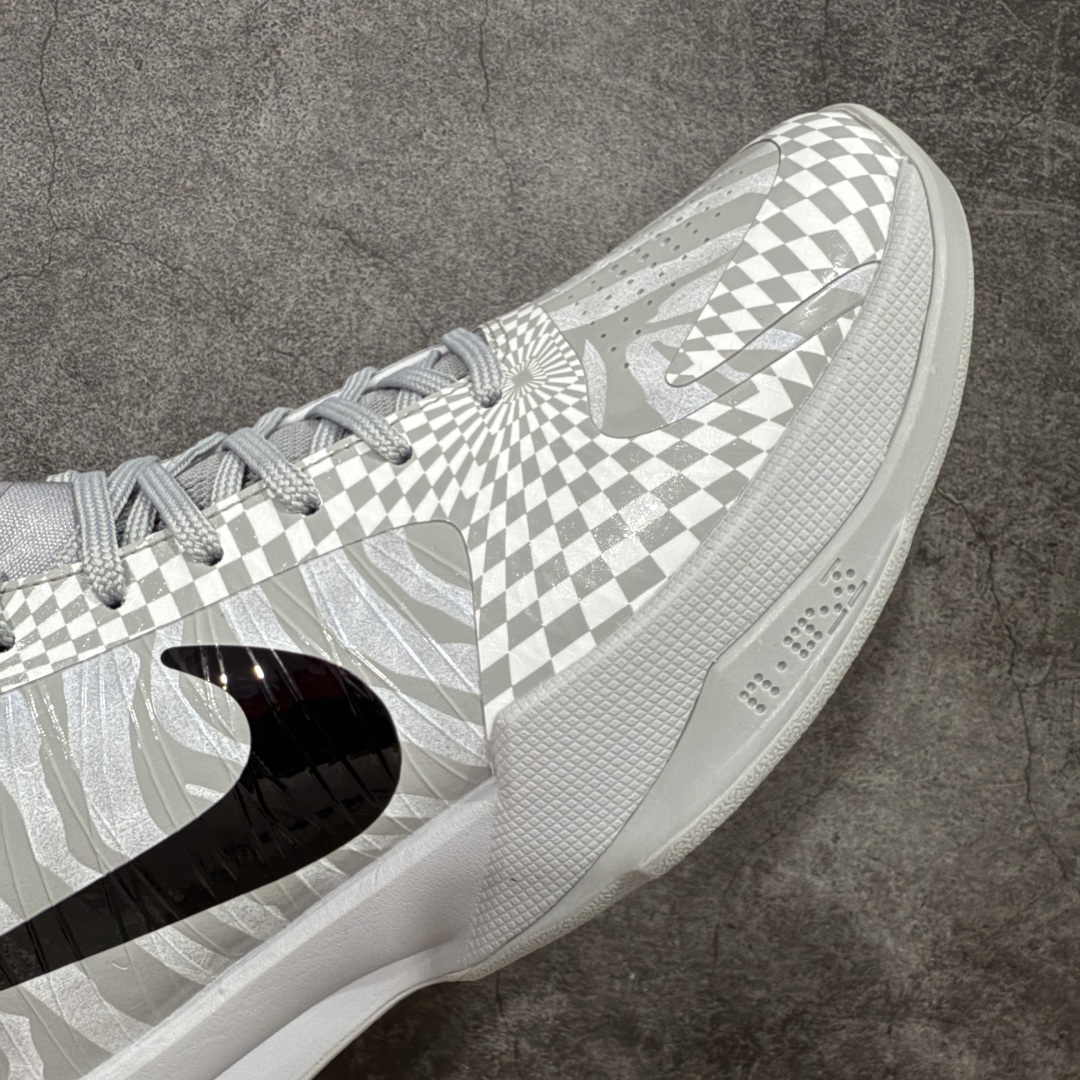 图片[6]-【Star版本】Nike Zoom Kobe 5 Protro \”Zebra\” 白灰斑马 货号：CD4991-003 完美复刻公司货 前掌超大Zoom Turbo气垫 后掌EVA缓震 真正的原汁原味 还原ZP脚感 全身鞋材卡料色独家定制 唯一正确喷漆工艺Swoosh 正确凹凸蛇鳞工艺 正确鞋面渐变效果 内全置真动飞态线 独立原厂模具 最大尺码达到48.5码 首批不拼图大几率过验 亲测已过 支持各种高强度实战 无需担心 上脚价 补货周期极长 脚宽建议买大半码 科比系列前掌偏窄 不影响二次销售 支持七天无理由退换 尺码：40 40.5 41 42 42.5 43 44 44.5 45 45.5 46 47.5 48.5-选品中心