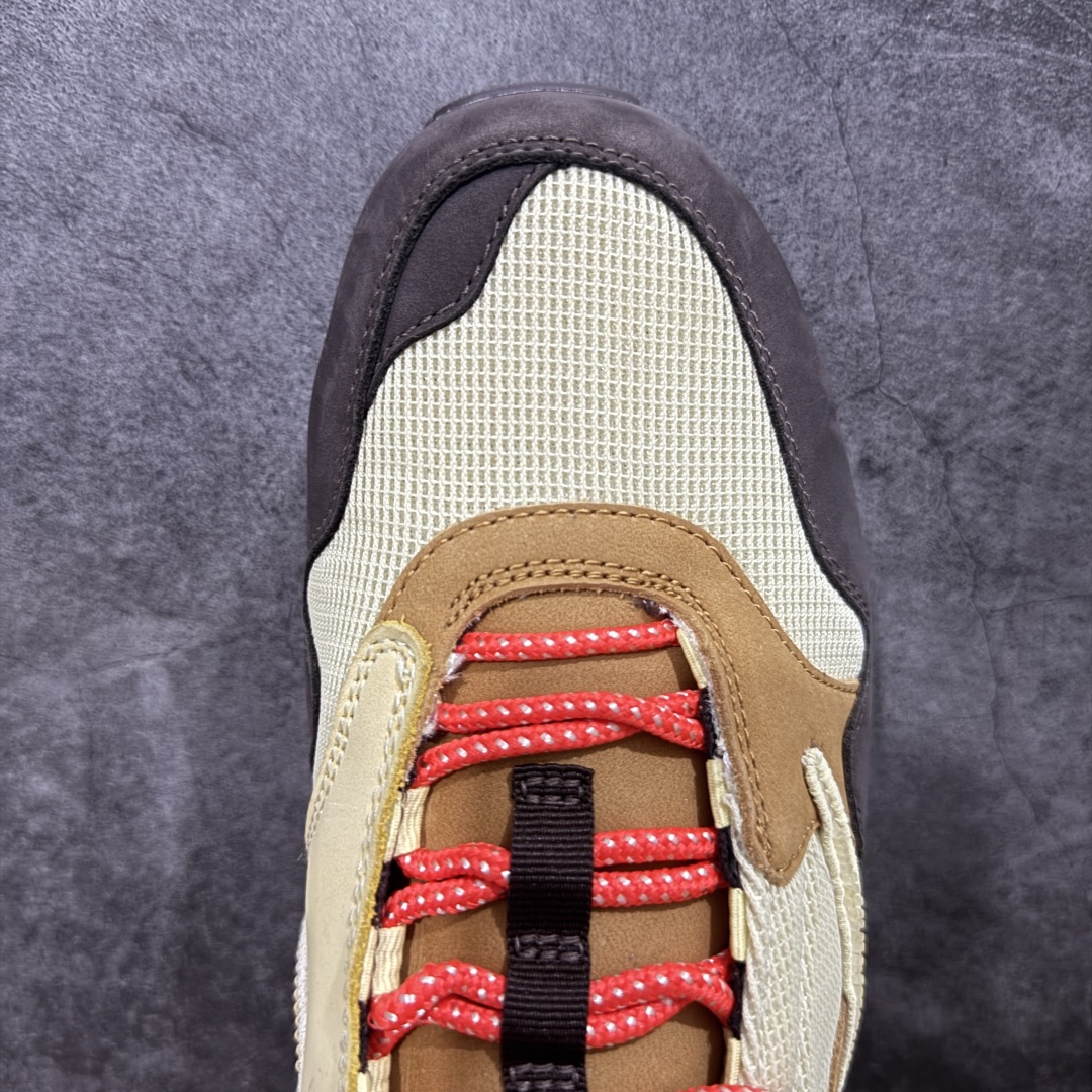 图片[5]-【外贸纯原版】Travis Scott x Nike Air Max 1 TS复古休闲跑步鞋 巴洛克棕卡其色 倒钩 货号：DO9392-200 外贸大厂全新开发出品 多次改良 品质细节完美升级出货 全新原楦档案原纸版数据开发版型 采用同源一致Prime Asia原厂丝光头层磨砂皮革饰片组合原装三明治网布物料 麂皮绒感刷色感十足 原厂材质纯手工复杂串珠效果倒钩子 正确二次成型\’猛帮\’成型工艺❌区别市面版本 升级回弹PU缓震中底材质 全新独家开模底纹橡胶鞋底 尺码：36 36.5 37.5 38 38.5 39 40 40.5 41 42 42.5 43 44 44.5 45 46 47.5（女码后期出货）-选品中心