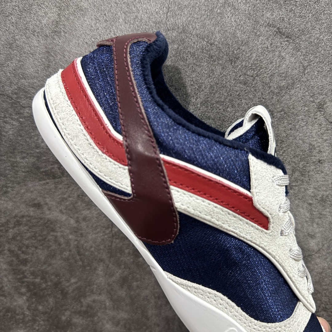 图片[7]-【HZ渠道纯原】MIU MIU缪缪 Gymnasium 绒面革 圆头系带 薄底鞋 低帮 生活休闲鞋 女款 蓝红色 私人订单 原版开发打造 区别市场所有版本 一切细节均对标原版 皮料 面料 大底均与原版对比无差别 无任何色差 欢迎对比 市场最高版 尺码：36-44-选品中心