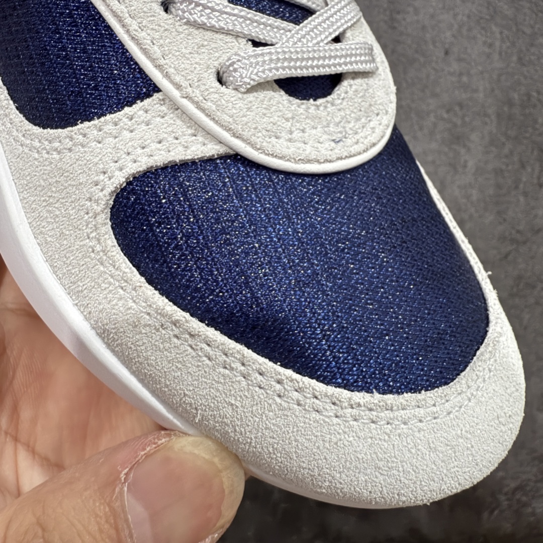 图片[4]-【HZ渠道纯原】MIU MIU缪缪 Gymnasium 绒面革 圆头系带 薄底鞋 低帮 生活休闲鞋 女款 蓝红色 私人订单 原版开发打造 区别市场所有版本 一切细节均对标原版 皮料 面料 大底均与原版对比无差别 无任何色差 欢迎对比 市场最高版 尺码：36-44-选品中心