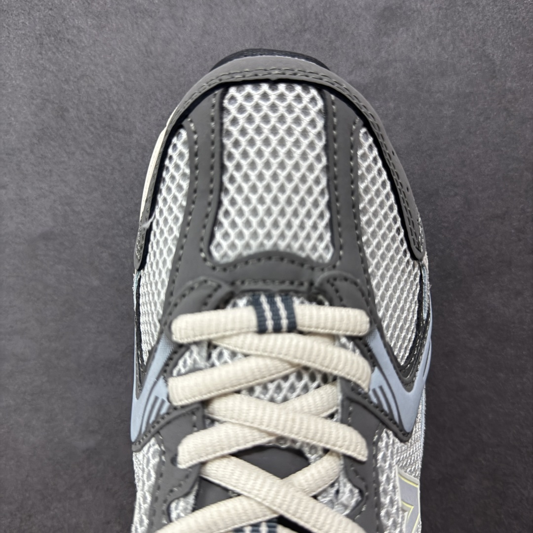 图片[8]-【K8版本】New Balance NB530 新百伦复古透气跑步鞋 抛弃过往以皮革为主的人气轮廓 以极具复古风范的跑鞋外观呈现 设计上全鞋以简约清爽的纯白色作基底 鞋身覆盖大面积织物网眼材质 并于鞋头、鞋带孔眼片等细节处点缀对比鲜明的反光银镀层凸显 鞋舌、侧身等位置则辅以一贯的「N」字标志和品牌徽标彰显身份 最后通过搭载的 ABZORB 缓震中底完善整体造型 货号：MR530TG 尺码：36-45带半码-选品中心