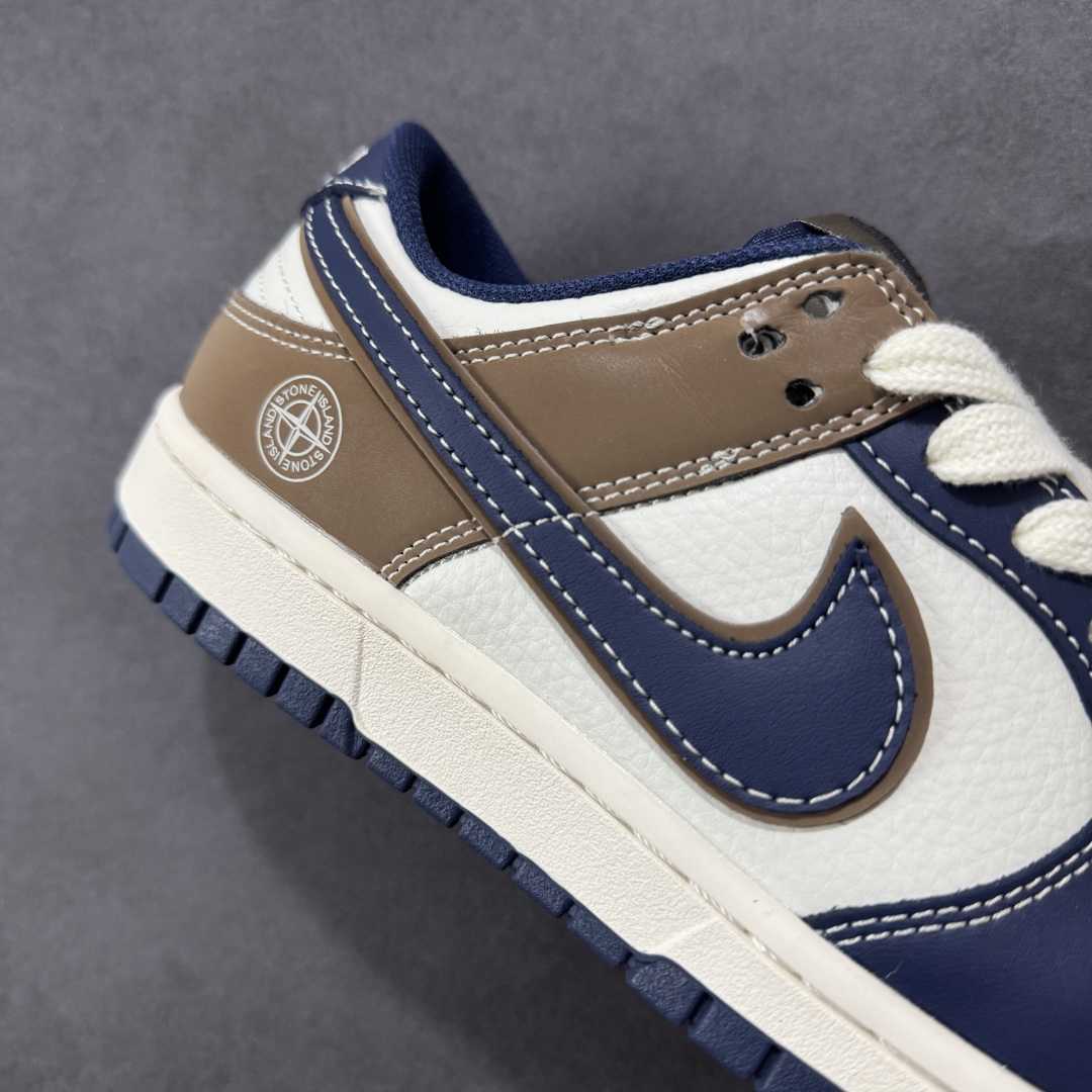 图片[6]-【定制版】NIKE SB Dunk Low x Stone Island 米蓝棕 公司级出品 极力推荐 原装头层材料 独家版型蒸餾加工 帶來的是更好的视觉和脚感体验 大厂纯原品质出货 清洁度 电绣工艺 皮料切割干净无任何毛边 细节完美 货号：XX9917 017 尺码： 36 36.5 37.5 38 38.5 39 40 40.5 41 42 42.5 43 44 44.5 45-选品中心