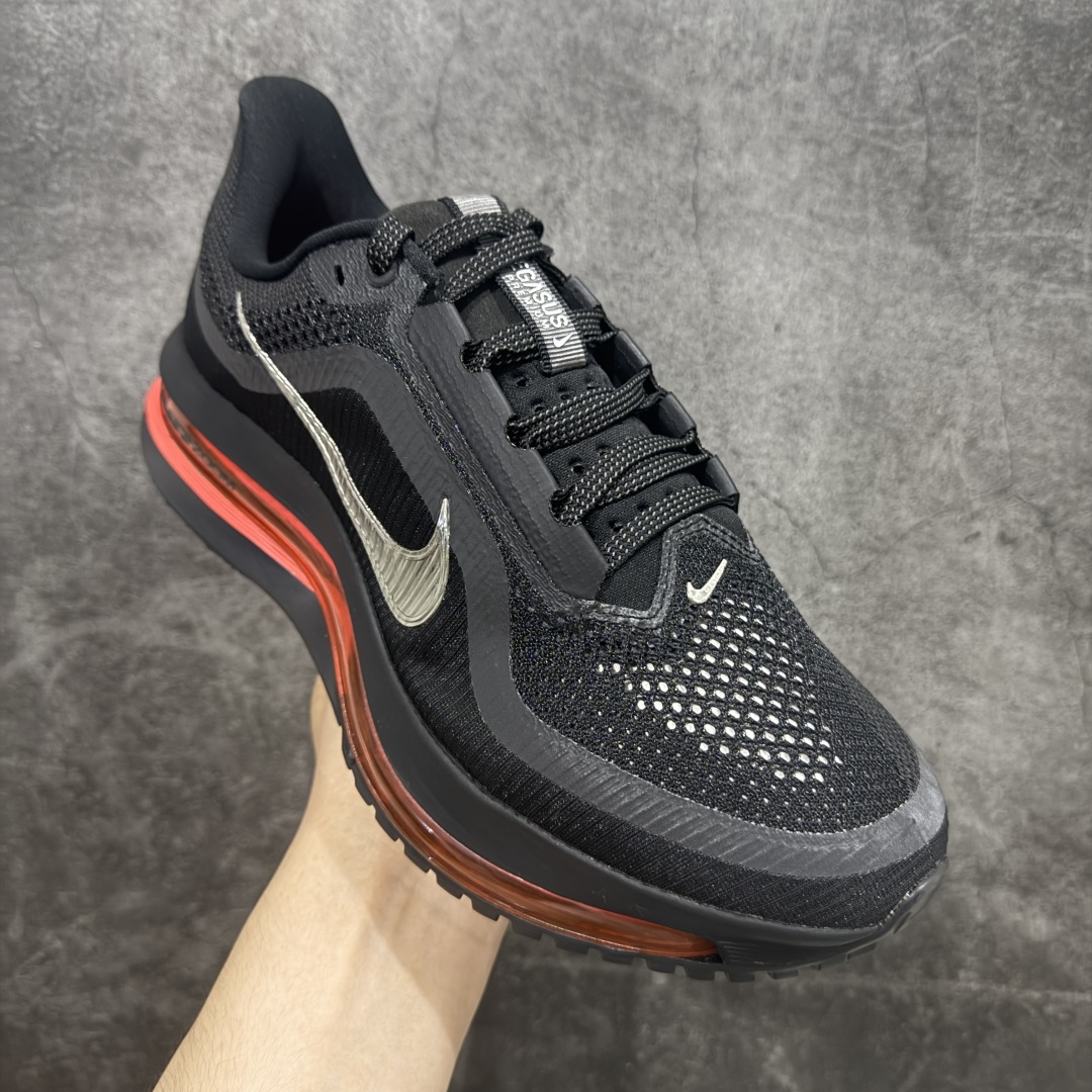 图片[3]-【XE纯原版】Nike Pegasus Premium Airscape 舒适百搭减震防滑耐磨透气 低帮跑步鞋 男款 黑红    目前市场最强品质 原版购入开发 一切材质配件均匀原版一致 完美版型 高端玩家必推版本 高价零售必推版本 欢迎对比市面任意版本‼️ 这双鞋简直是时尚与科技的完美融合。 经典黑色鞋面，质感爆棚，搭配超亮眼的银色大勾子，瞬间成为街头焦点。 鞋侧独特小吊牌，细节满满，个性直接拉满。  脚下的全掌气垫更是亮点，红黑配色超吸睛，不仅颜值在线，缓震性能更是一绝。 不管是日常出街还是慢跑锻炼，都能给双脚极致舒适体验。  码数超全，36 – 46 码任你选！别犹豫啦，穿上它，轻松走出潮流范，开启你的时尚运动新旅程！   #独家原包 原底原料 开模打造  #原厂鞋标 高精密准度  #原楦原纸板开发 匹配原版98%以上  #后跟弧度 正确呈现  #原厂皮料 质感无敌  #皮料切割干净 无任何毛边 清洁度细节完美    男码货号：HQ2592-003 码段：39-46  女码货号：HQ2593-003 码段：36-39-选品中心