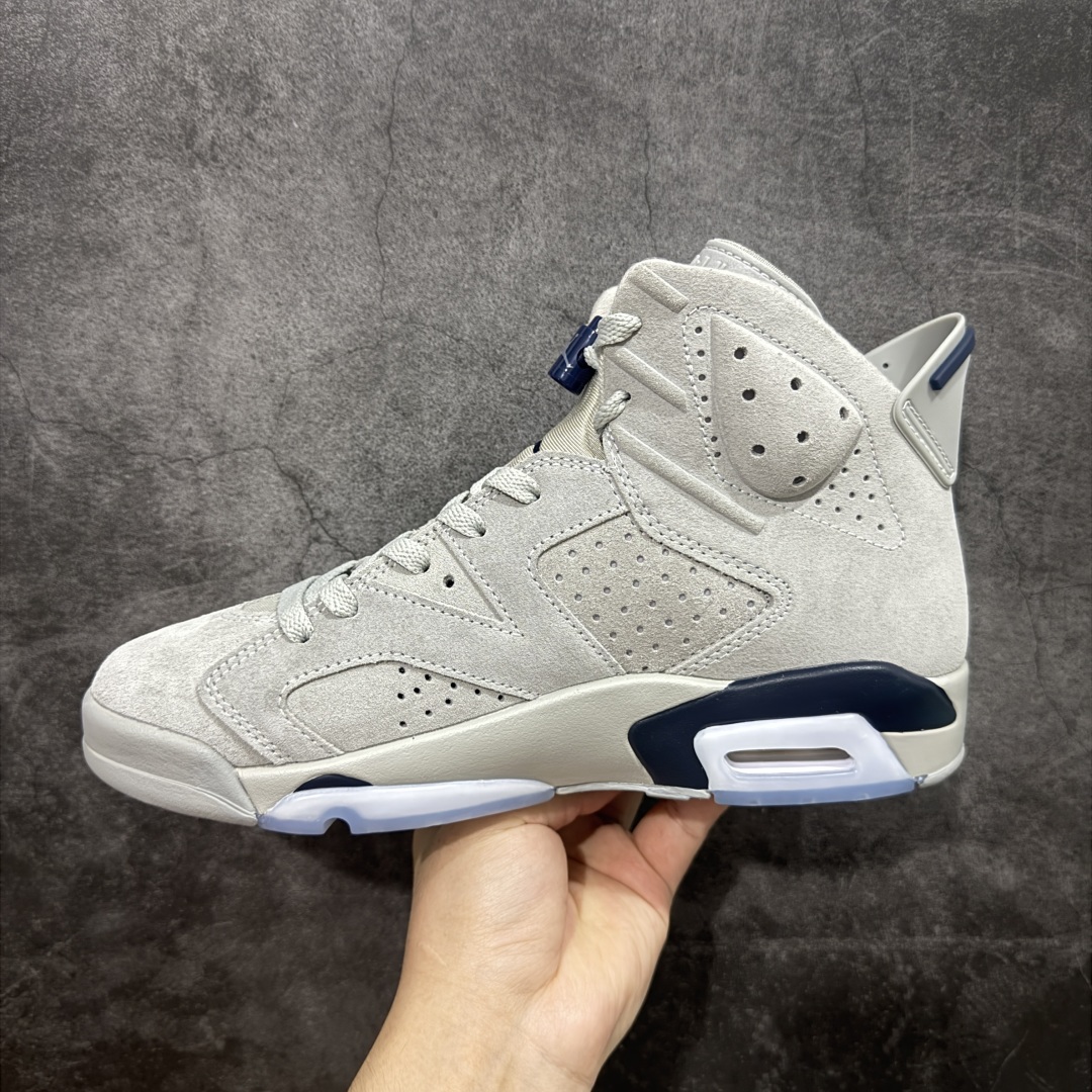 图片[2]-【原厂版本】 Air Jordan 6 Retro \”Georgetown\”G AJ6乔治城灰蓝麂皮 原楦原纸板 正品既视感十足‼️ 采购原厂皮料 到手可放心比对原鞋 上脚百分百充当正品驾驭 真正原装公司级完美鞋型 一切细节实拍所见所得！纸板中底、钢印 完美版型 一应俱全外贸专供 发国外寄售可稳妥充正操作 尺码：40 40.5 41 42 42.5 43 44 44.5 45 46 47.5-选品中心