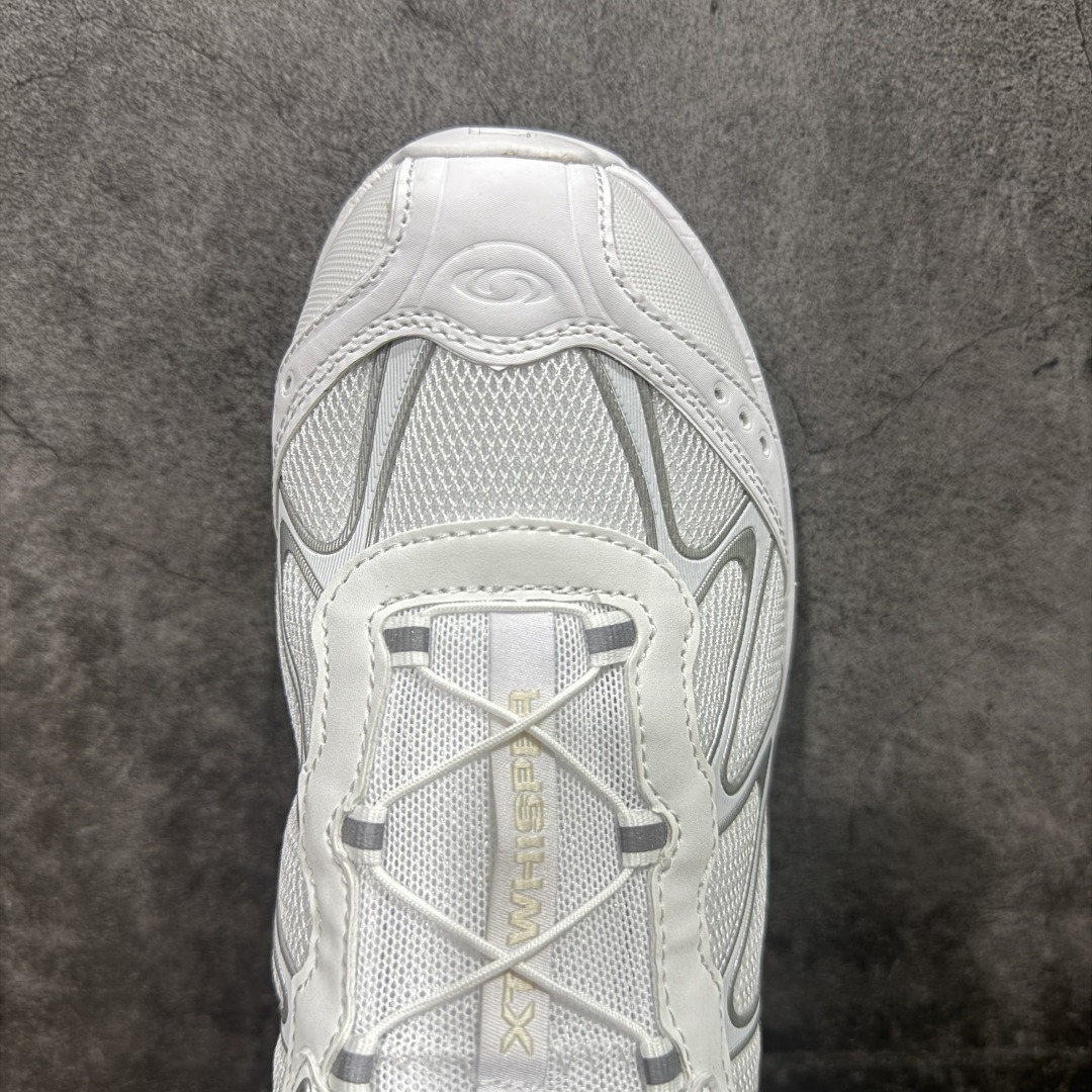 图片[5]-【巅峰版】Salomon 萨洛蒙XT-Whisper 户外 休闲 运动鞋 跑鞋 477619 原版购入开发 做货 Salomon 对 XT-WHISPER 鞋面设计进行了升级，以多种鞋面材质，构造了丰富的鞋面层次，为鞋款增添摩登现代感。鞋款独特的波浪形 Sensifit系统设计勾勒出鞋身的流动感线条，并结合标志性的Quicklace™ 快速系带系统，保障全鞋舒适包裹感。结合 Contagrip® 大底，在保留鞋款功能性的同时多维度诠释城市户外型格 配送专柜精美包装🛍📦 面料 ： 原版定制进口网面+牛皮 内里 ： 原版进口透气网里 鞋底 ： 原版开模防滑橡胶材质 底厚 ：3.5CM 尺码： 36-45-选品中心