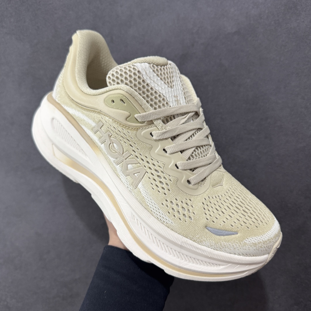 图片[3]-【公司级】HOKA One One BONDI 9 邦迪9代低帮厚底网织轻量休闲运动慢跑鞋 #升级原楦原纸版开发版型 #采用透气针织工程材料鞋面材质 #轻量化材料高弹力泡棉升级中底 #内嵌欧索莱Ortholite® 混合(再生)鞋垫 #外置耐磨防滑橡胶模块❗️ 尺码：36 36.5 37.5 38 39 40 40.5 41 42 42.5 43 44 44.5 45-选品中心