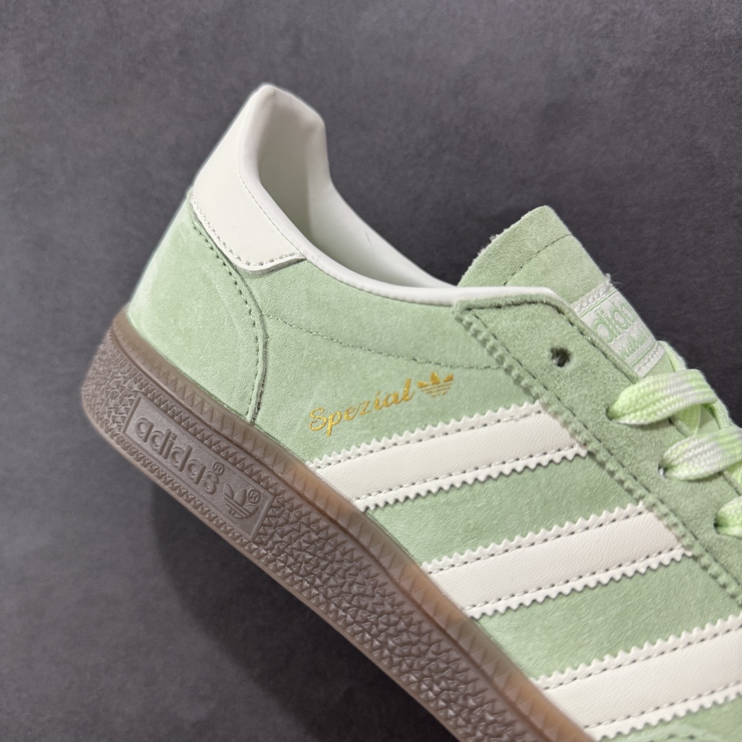 图片[6]-【R版】AD Originals Spezial Handball SPZL F手球运动员系列百搭休闲运动板鞋 KI5932 这款来自阿迪达斯的这款HANDBALL SPZL前身是一双手球运动鞋 鞋面外侧除了Spezial字母之外还有三叶草标志。Handball SPZL作为复古手球训练鞋与作为室内足球鞋的Samba有着异曲同工之处，但是质感更为出众的鞋身以及丰富的配色选择比起Samba来讲可以说是更胜一筹了！ 尺码：35 36 36⅔ 37⅓ 38 38⅔ 39⅓ 40 40⅔ 41⅓ 42 42⅔ 43⅓ 44 45-选品中心