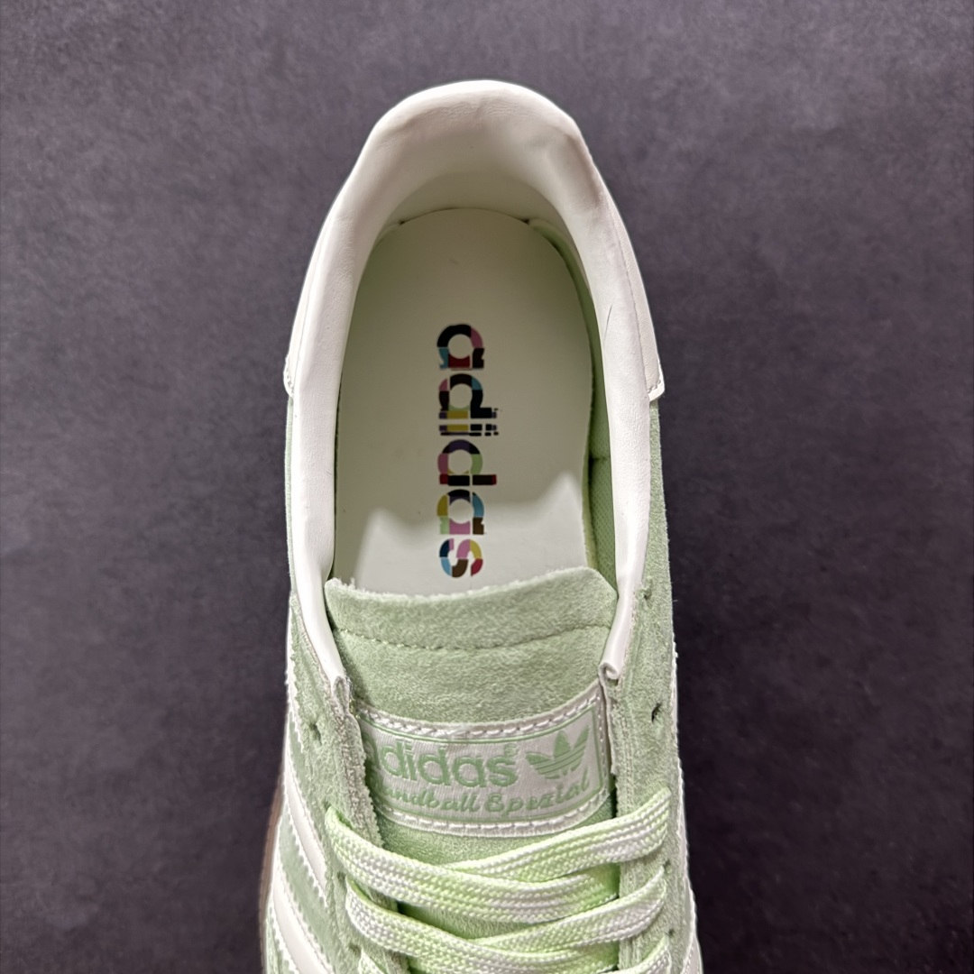 图片[7]-【R版】AD Originals Spezial Handball SPZL F手球运动员系列百搭休闲运动板鞋 KI5932 这款来自阿迪达斯的这款HANDBALL SPZL前身是一双手球运动鞋 鞋面外侧除了Spezial字母之外还有三叶草标志。Handball SPZL作为复古手球训练鞋与作为室内足球鞋的Samba有着异曲同工之处，但是质感更为出众的鞋身以及丰富的配色选择比起Samba来讲可以说是更胜一筹了！ 尺码：35 36 36⅔ 37⅓ 38 38⅔ 39⅓ 40 40⅔ 41⅓ 42 42⅔ 43⅓ 44 45-选品中心