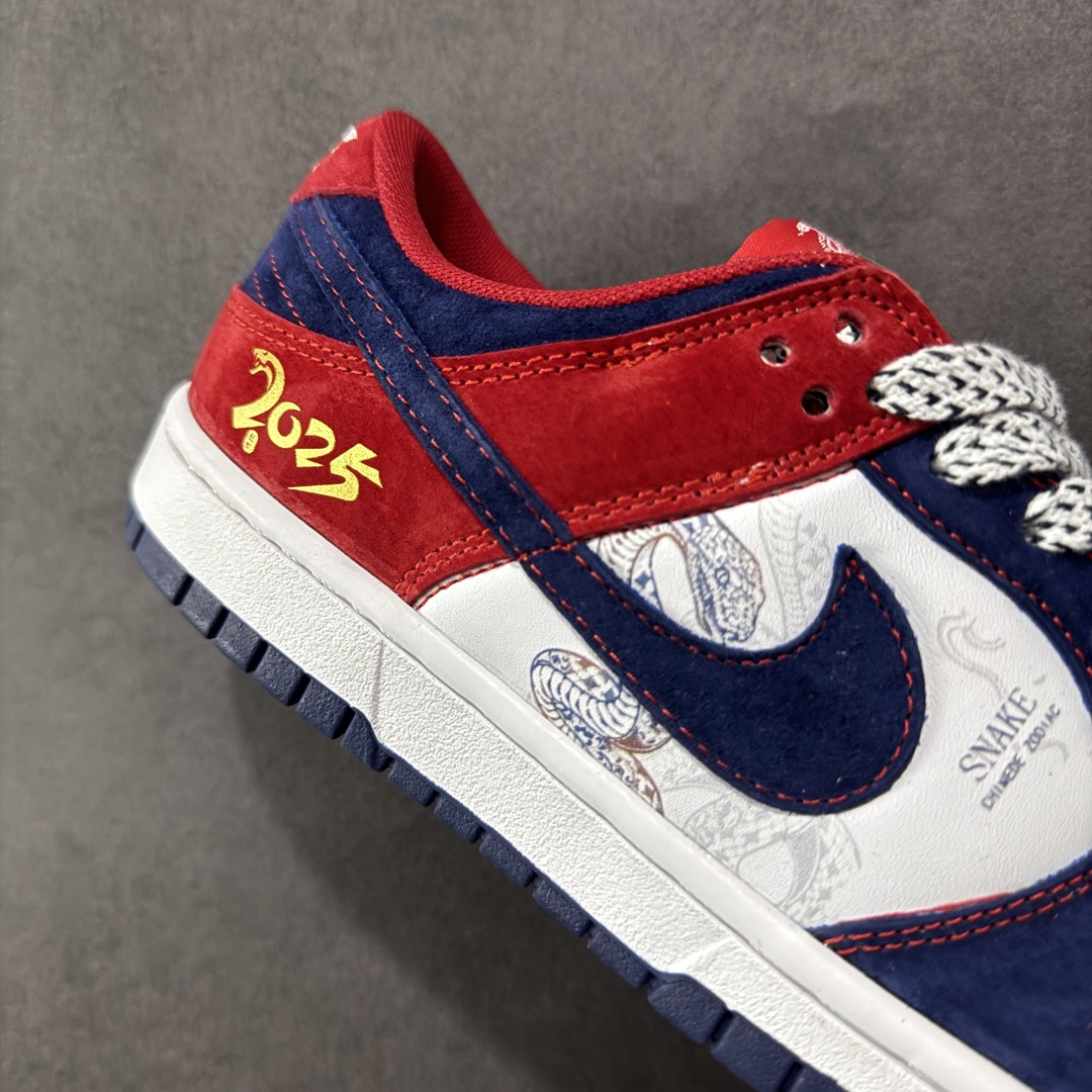 图片[6]-【定制版】NK Dunk Low Retro 蛇年限定 “DIY高端定制” 低帮休闲运动板鞋 原装头层材料 用料绝不含糊 独家版型蒸餾加工帶來的是更好的视觉和脚感体验 清洁度 电绣工艺 皮料切割干净无任何毛边 细节完美 货号：XX9937-037 尺码：36 36.5 37.5 38 38.5 39 40 40.5 41 42 42.5 43 44 45-选品中心