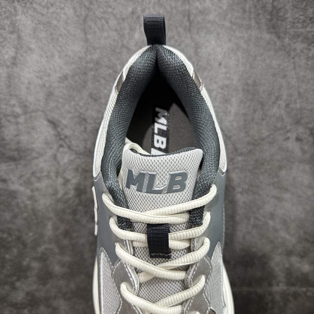  
【纯原订单】MLB Chunky Runner 2024S 复古印花老爹鞋系列低帮轻量增高厚底百搭休
