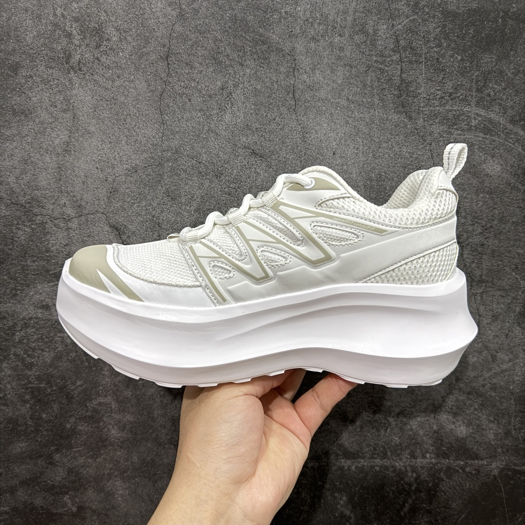 图片[2]-【巅峰版】CDG x Salomon 萨洛蒙 联名款XT-6 系列 厚底 休闲 运动鞋 原版购入开发 做货 独立私模 原材料打造 一比一原版细节 延续品牌设计基因，融合简约的设计和实用的技术性 联名鞋款依旧是黑白简约配色，鞋身上的品牌字样也体现出极简主义的设计风格 搭配Contagrip 橡胶厚底鞋底设计，重新演绎的鞋面部分则以Pulsar Advanced袜套式轮廓替换了之前抽绳鞋带 并饰有网眼、抗撕裂材质鞋面、防水胶条以及尼龙拉环等细节 面料： 原版定制进口科技面料 内里： 原版进口透气网里 大底： 原版开模超轻发泡材质 底厚： 6.5CM 尺码：35-40-选品中心