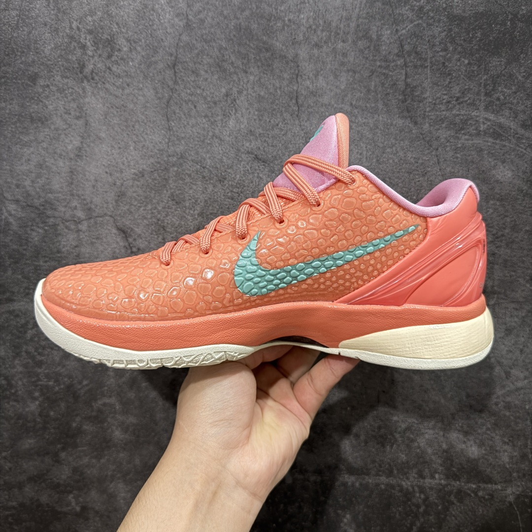 图片[2]-【MX纯原】NK Zoom Kobe 6 Protro 科比六代 PE2025-106 圈内顶级批次 完美复刻公司货 前掌超大Zoom Turbo气垫 后掌EVA缓震 真正的原汁原味 还原ZP脚感 全身鞋材卡料色独家定制 唯一正确喷漆工艺Swoosh 正确凹凸蛇鳞工艺 正确鞋面渐变效果 内全置真动飞态线 独立原厂模具 最大尺码达到48.5码 首批不拼图大几率过验 亲测已过 支持各种高强度实战 无需担心 上脚价 补货周期极长 脚宽建议买大半码 科比系列前掌偏窄 不影响二次销售 支持七天无理由退换 尺码：41 42 42.5 43 44 44.5 45 45.5 46 47.5-选品中心