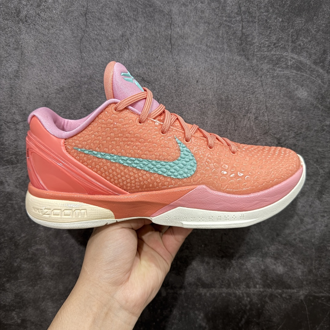 【MX纯原】NK Zoom Kobe 6 Protro 科比六代 PE2025-106 圈内顶级批次 完美复刻公司货 前掌超大Zoom Turbo气垫 后掌EVA缓震 真正的原汁原味 还原ZP脚感 全身鞋材卡料色独家定制 唯一正确喷漆工艺Swoosh 正确凹凸蛇鳞工艺 正确鞋面渐变效果 内全置真动飞态线 独立原厂模具 最大尺码达到48.5码 首批不拼图大几率过验 亲测已过 支持各种高强度实战 无需担心 上脚价 补货周期极长 脚宽建议买大半码 科比系列前掌偏窄 不影响二次销售 支持七天无理由退换 尺码：41 42 42.5 43 44 44.5 45 45.5 46 47.5-选品中心