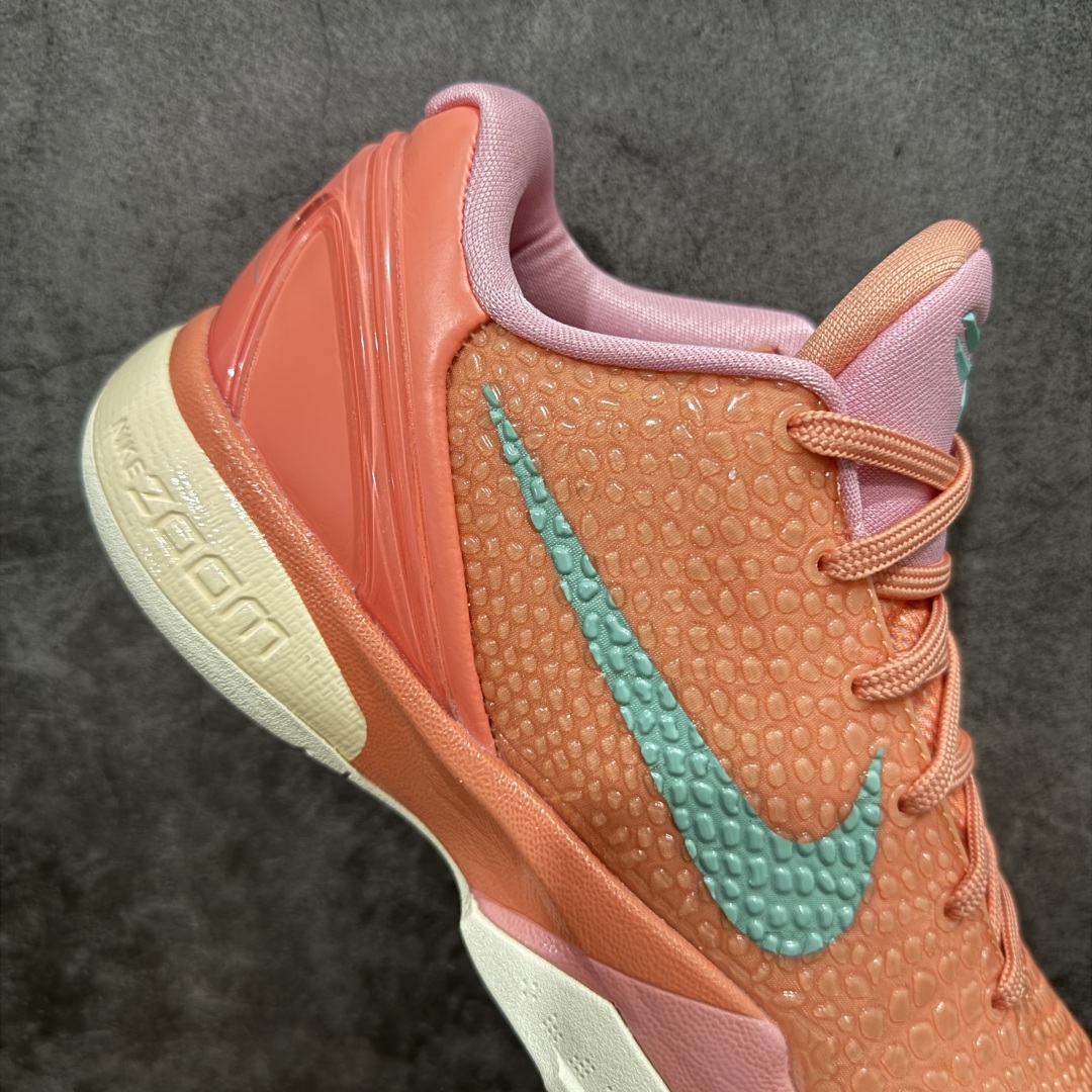 图片[7]-【MX纯原】NK Zoom Kobe 6 Protro 科比六代 PE2025-106 圈内顶级批次 完美复刻公司货 前掌超大Zoom Turbo气垫 后掌EVA缓震 真正的原汁原味 还原ZP脚感 全身鞋材卡料色独家定制 唯一正确喷漆工艺Swoosh 正确凹凸蛇鳞工艺 正确鞋面渐变效果 内全置真动飞态线 独立原厂模具 最大尺码达到48.5码 首批不拼图大几率过验 亲测已过 支持各种高强度实战 无需担心 上脚价 补货周期极长 脚宽建议买大半码 科比系列前掌偏窄 不影响二次销售 支持七天无理由退换 尺码：41 42 42.5 43 44 44.5 45 45.5 46 47.5-选品中心