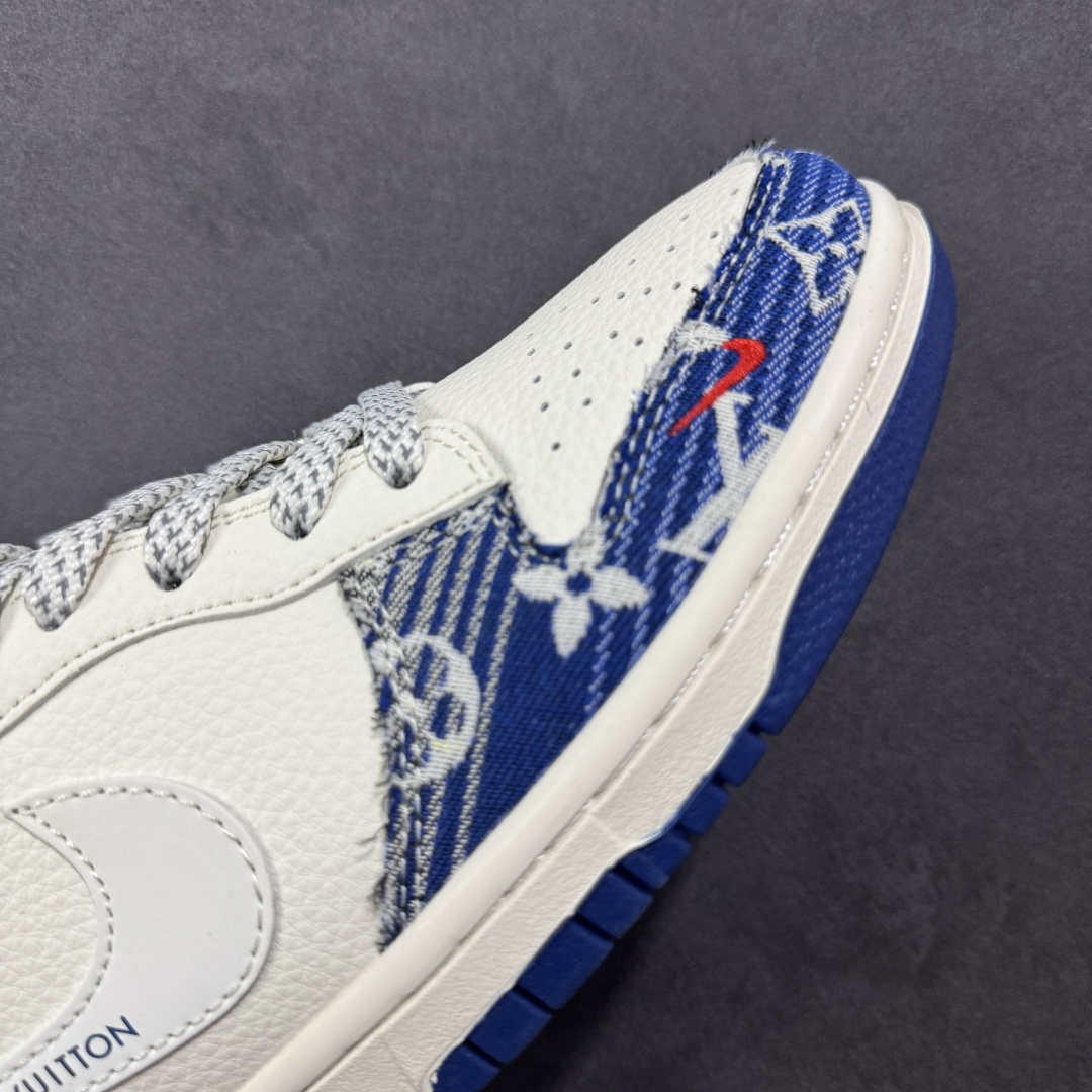 定制版 Nike SB Dunk Low 联名 LV牛仔印花 周年高端定制 低帮休闲板鞋 FC1688-234