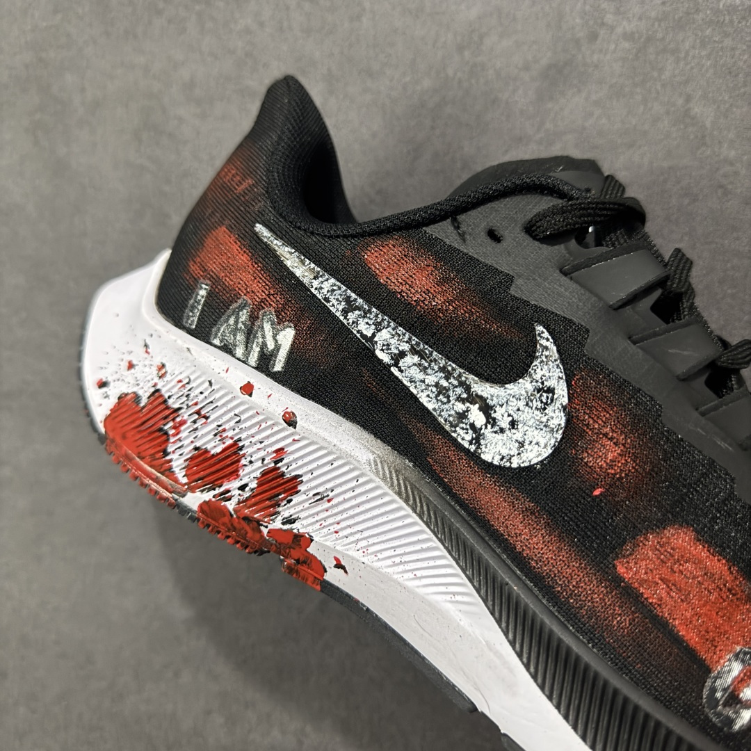 定制版 Nike Air Zoom Pegasus Premium 37 虐杀原形 手绘潮流 耐克网面防滑耐磨低帮跑步鞋 BQ9647-022