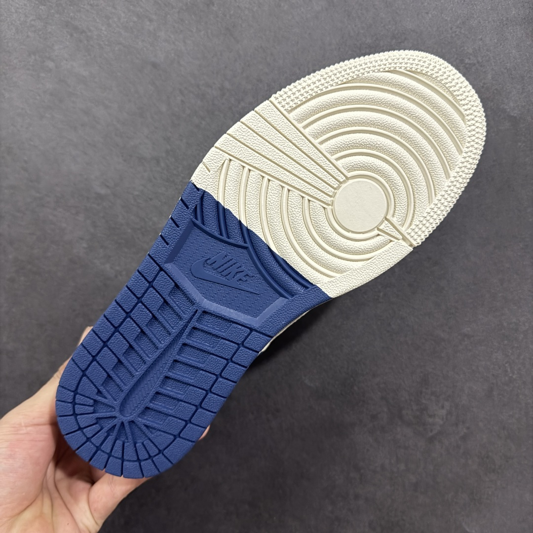 定制版 Travis Scott x Fragment Design x Air Jordan 1 Low SP AJ1 乔1 斯图西联名 蓝钻石抽绳 低帮文化休闲板鞋 DM6868-111