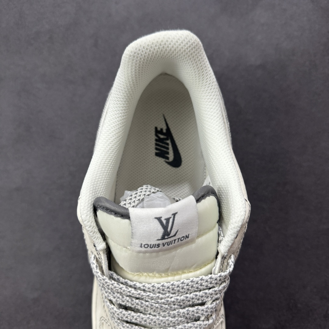 定制版 Nike Air Force 1'07 Low LV联名 灰布勾灰底 空军一号低帮休闲板鞋 YX5066-346