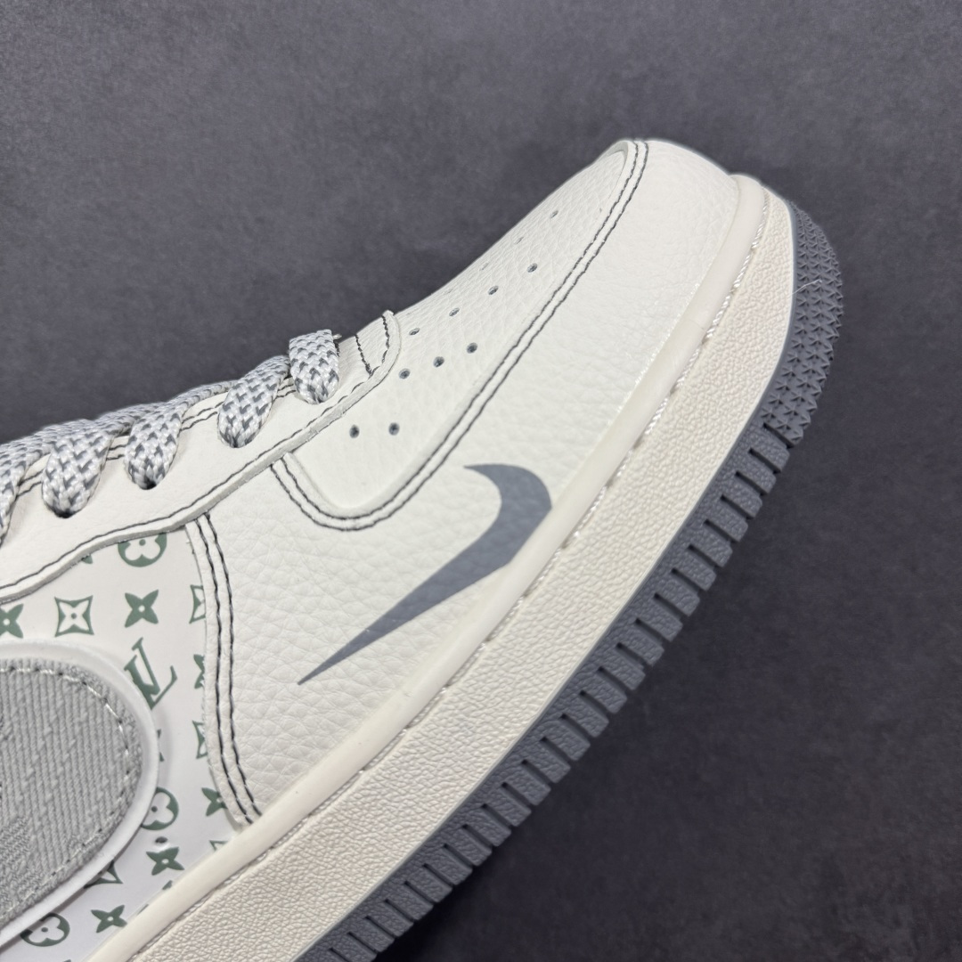 定制版 Nike Air Force 1'07 Low LV联名 灰布勾灰底 空军一号低帮休闲板鞋 YX5066-346