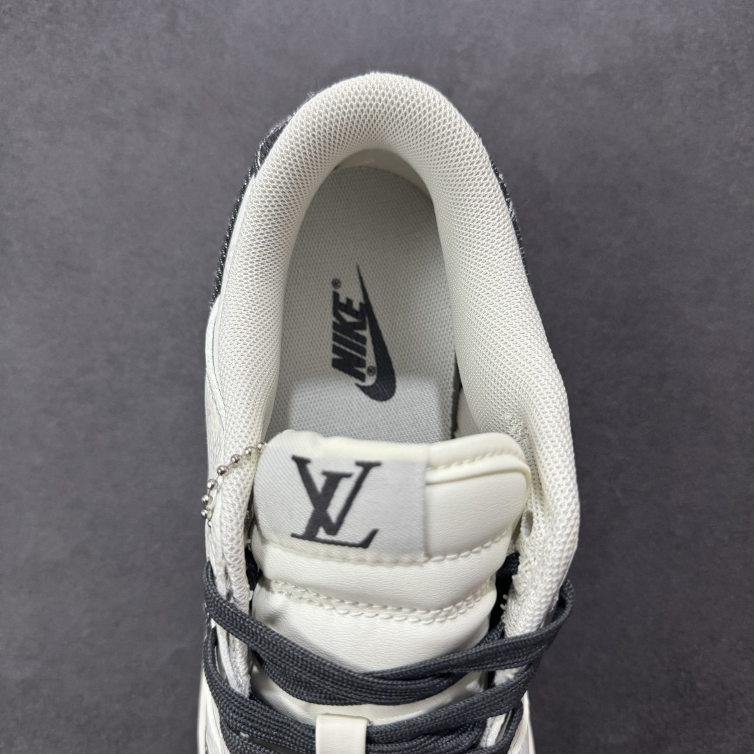 定制版 Nike SB Dunk Low LV联名 碳灰牛仔 周年高端定制 低帮休闲板鞋 SC9772-801