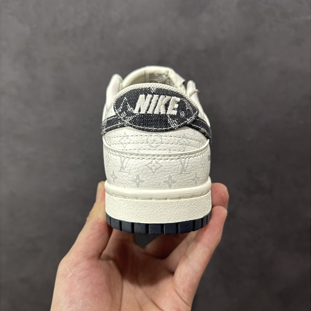 定制版 Nike SB Dunk Low LV联名 碳灰牛仔 周年高端定制 低帮休闲板鞋 SC9772-801